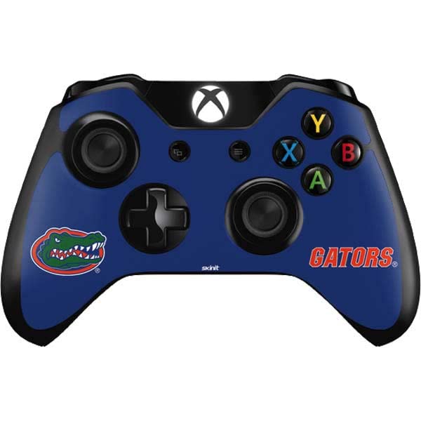 Officially Licensed Florida Gators Mascot Blue Gaming Skin Decal for Xbox One Controller - Perfect for Gamers & College Fans