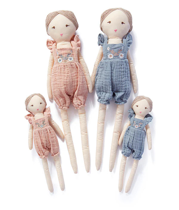Maple & Bluebell Doll Bundle - Adorable Handmade Dolls for Kids, Perfect for Playtime, Nursery Decor & Gift Giving