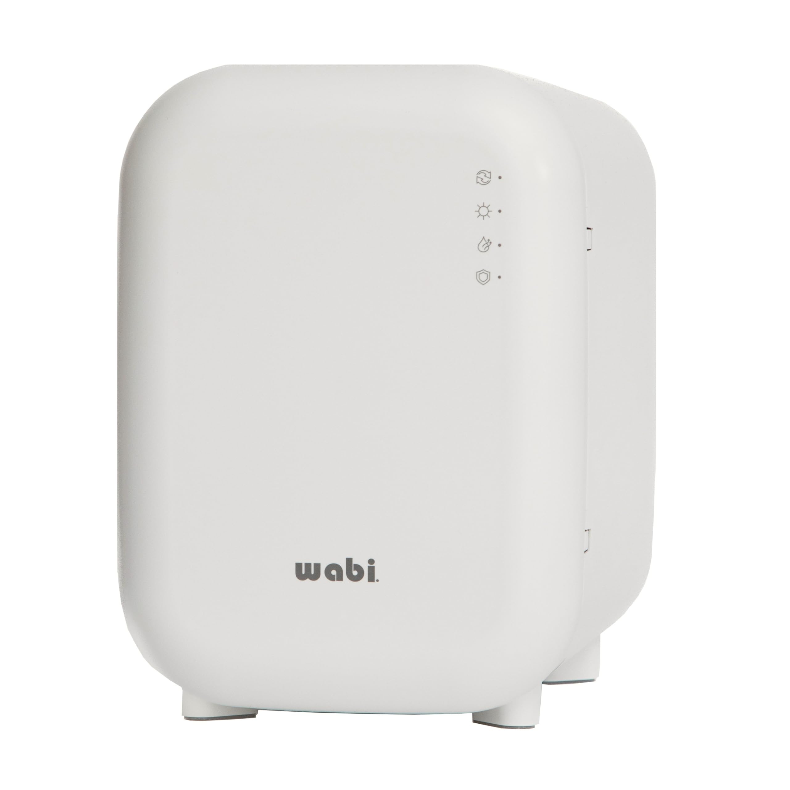 WABI UV LED 3-in-1 Sanitizer & Dryer MINI Box - Disinfect, Dry & Store Baby Bottles, Pacifiers, Electronics & More | Mercury-Free Touch Control | Smart Storage Mode (Fits 4-6 Bottles) | Perfect for Nursery, Kitchen & Travel