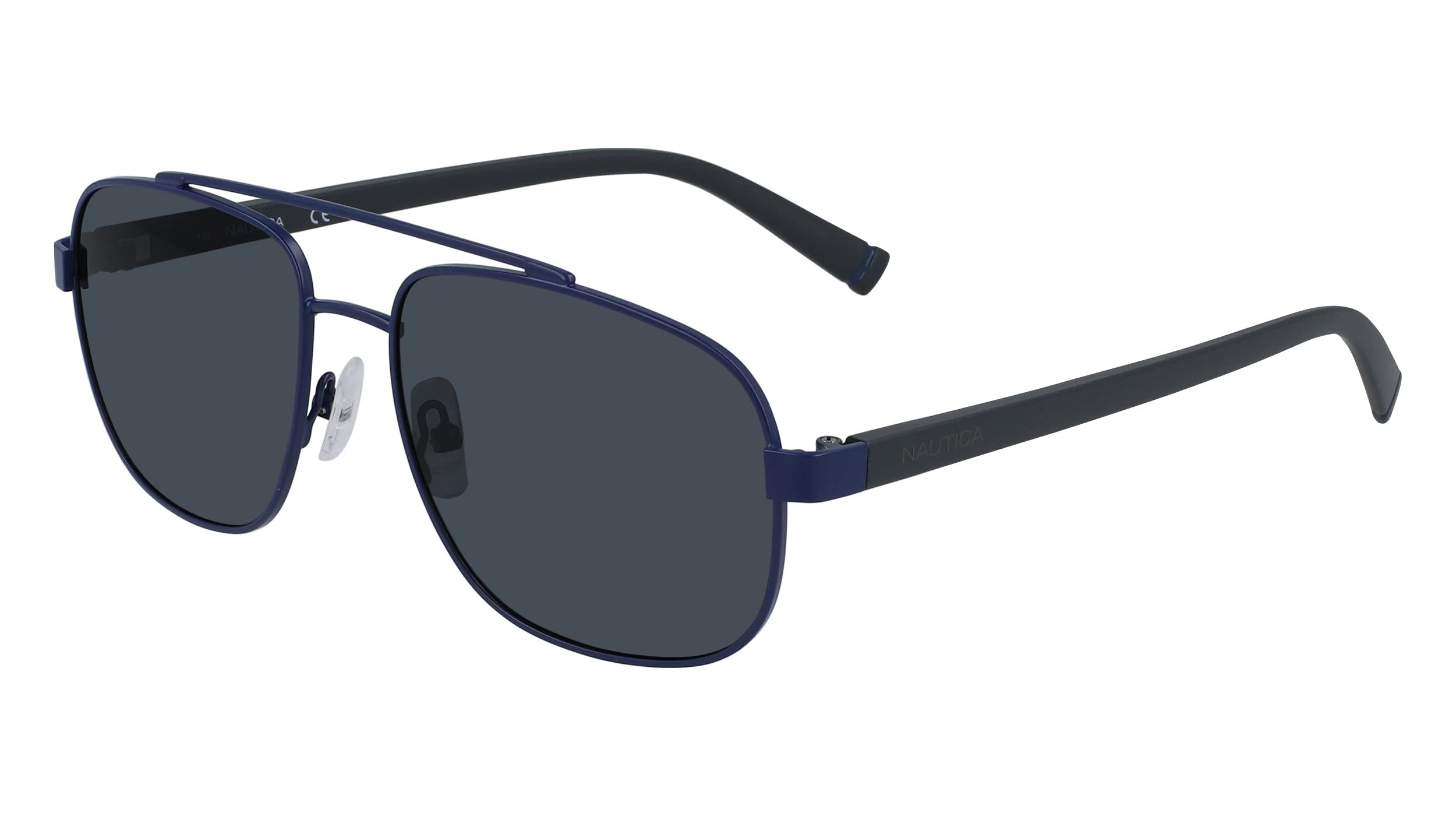 Nautica N4651SP Men's Aviator Sunglasses Polarized UV Protection for Driving, Fishing & Outdoor Activities