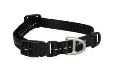 Extra Large Reflective Dog Collar - Adjustable 17-27 Inches, Red - High Visibility Safety for Night Walks & Outdoor Adventures