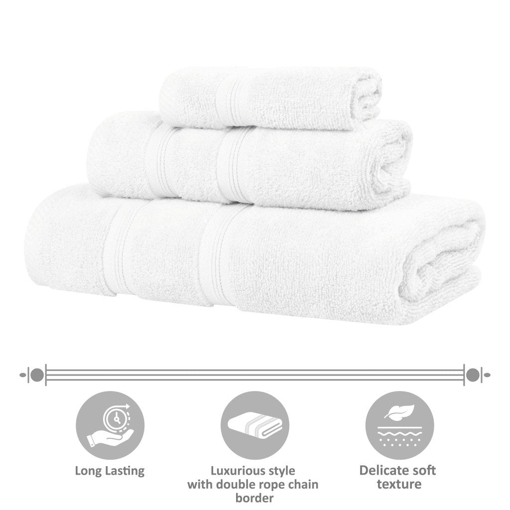 Premium Smart Dry Zero Twist Cotton 9-Piece Towel Set - Ultra Soft & Absorbent Bath Towels, Hand Towels & Washcloths for Spa, Bathroom & Luxury Home Use