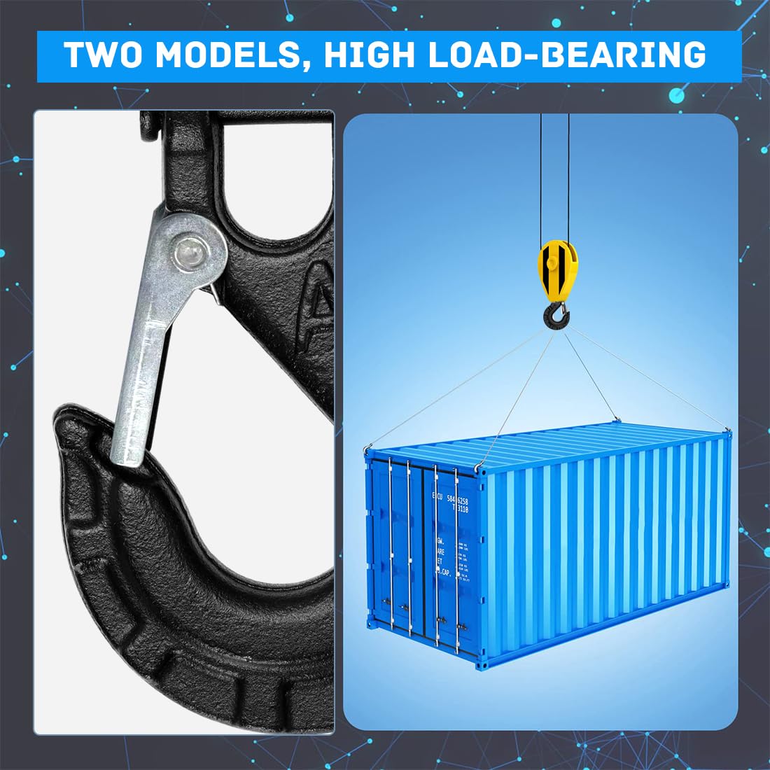 Heavy Duty Forged Steel Winch Hook 5/16