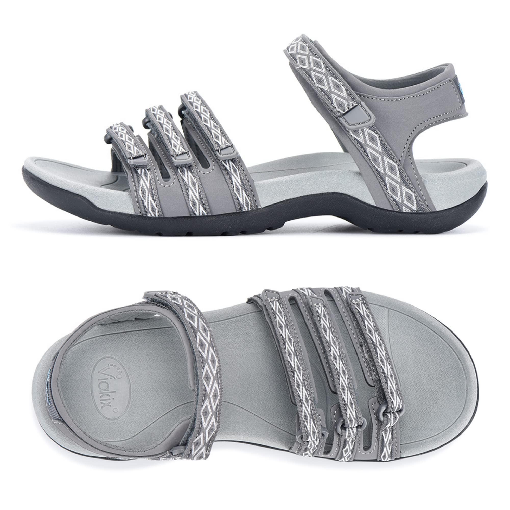 Viakix Women's Sport Sandals - Comfortable & Stylish Athletic Walking Shoes for Outdoor Hiking, Water Activities & Travel - Perfect for Beach, Trail & Casual Wear