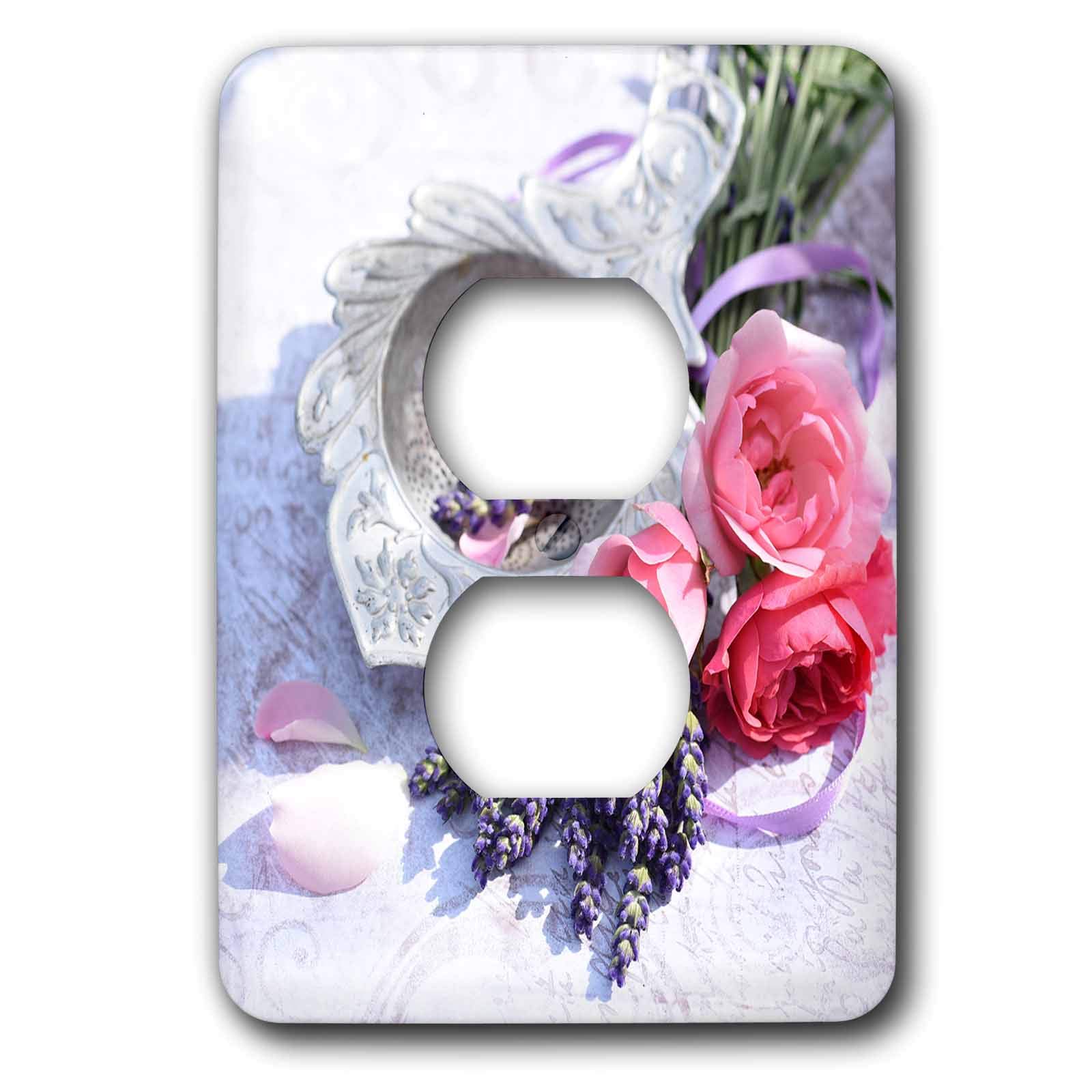 3D Rose Light Switch Cover - Decorative for Home & Office