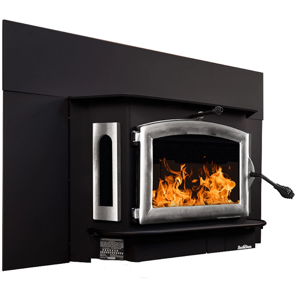 Buck Stove Model 91 Catalytic Wood Burning Fireplace Insert with Heat Activated Blower - Efficient Home Heating for Living Rooms, Cabins & Winter Warmth