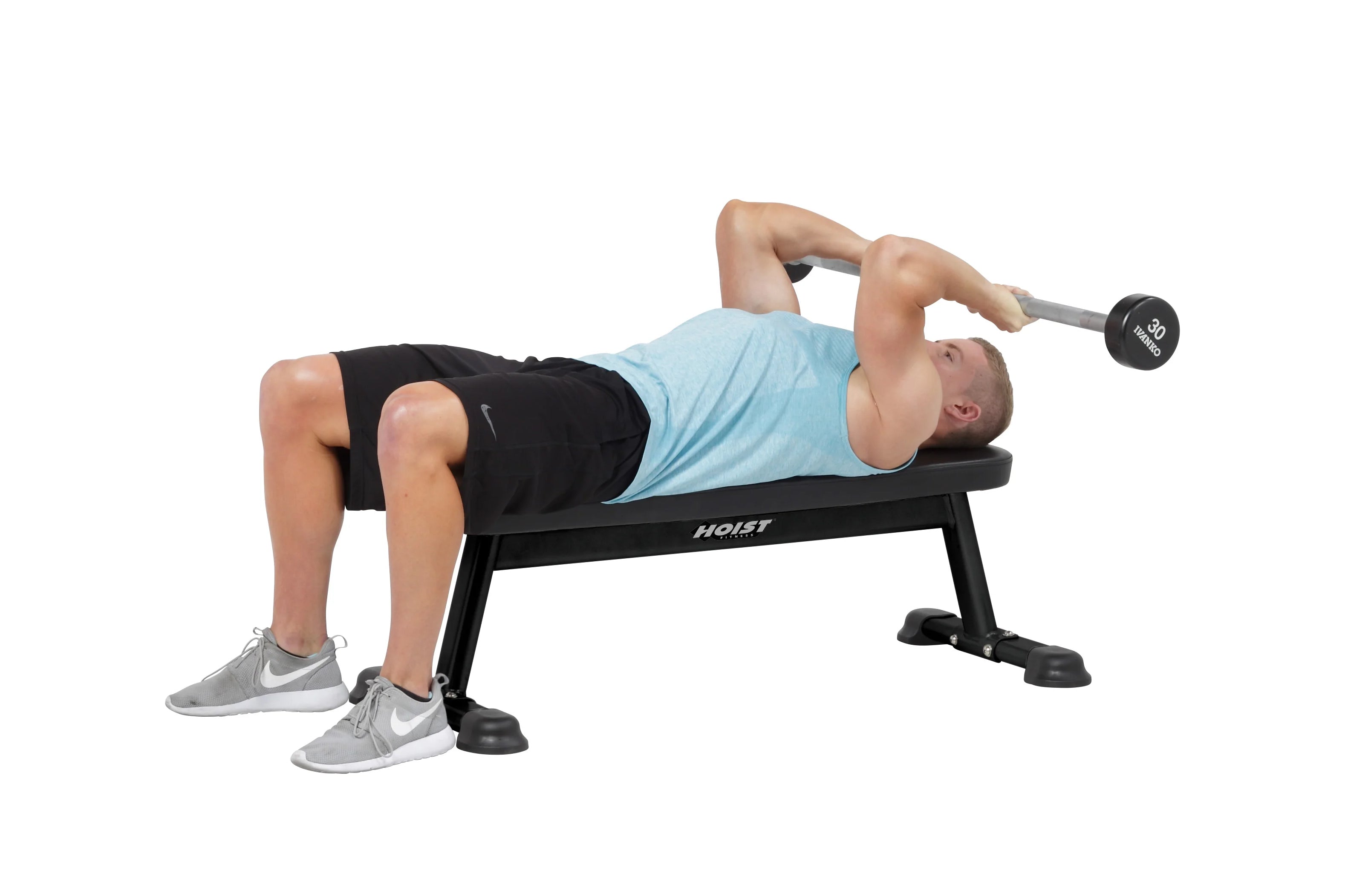 Hoist Flat Utility Bench (HF 5163) - Adjustable Weight Bench for Home Gym, Strength Training & Full Body Workouts - Perfect for Dumbbell Exercises, Sit-Ups & Fitness Training