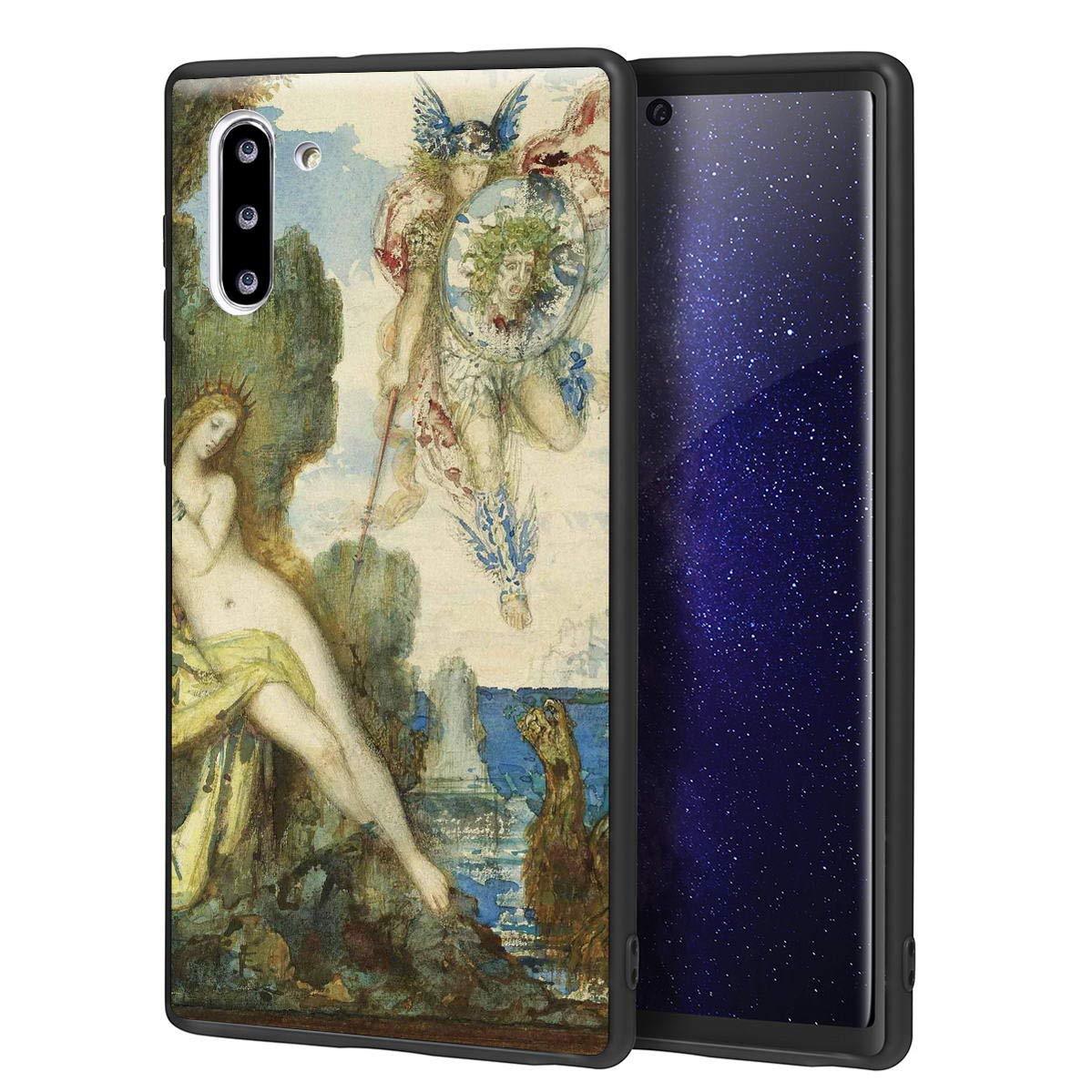 Samsung Galaxy Note 10 Case with Gustave Moreau Art - Perseus and Andromeda Giclee UV Printed Phone Cover | Durable Protective Case for Work, Travel & Daily Use