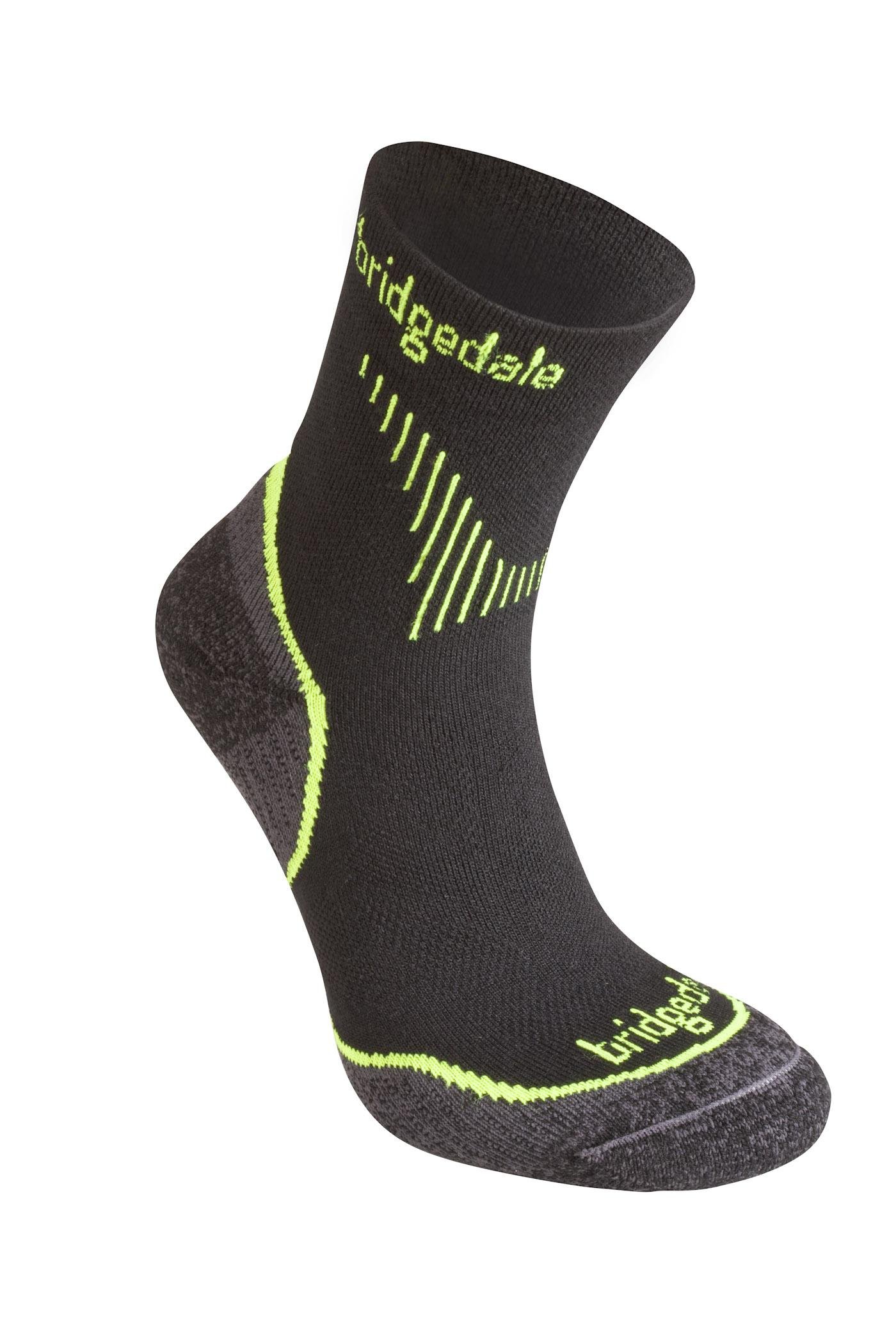 Bridgedale Men's Qw-Ik Hiking Socks - Moisture-Wicking & Breathable for Outdoor Adventures, Trekking, and Camping