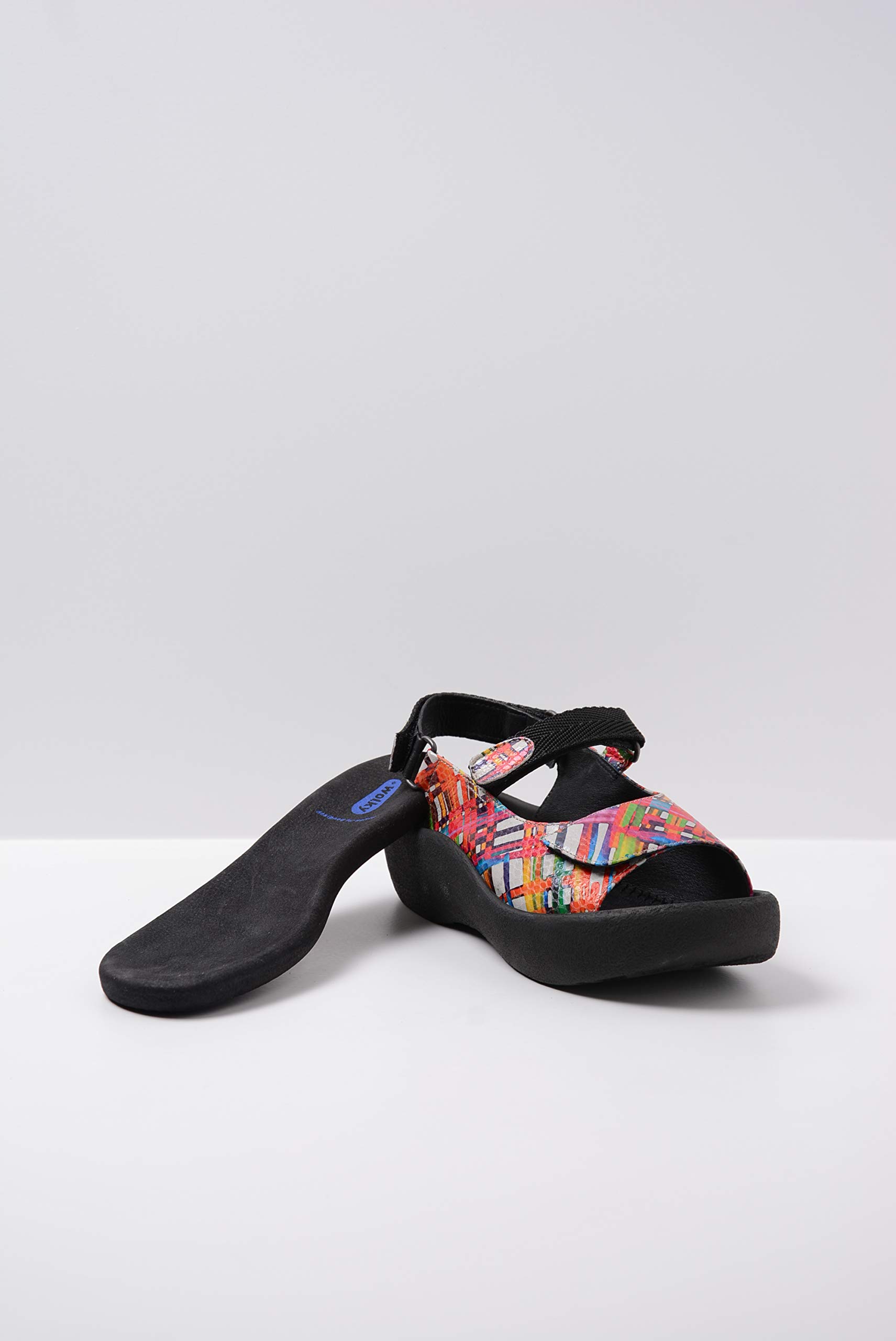 Wolky Women's Comfortable Heeled Sandals - Stylish & Supportive Summer Shoes for Walking, Travel & Outdoor Activities