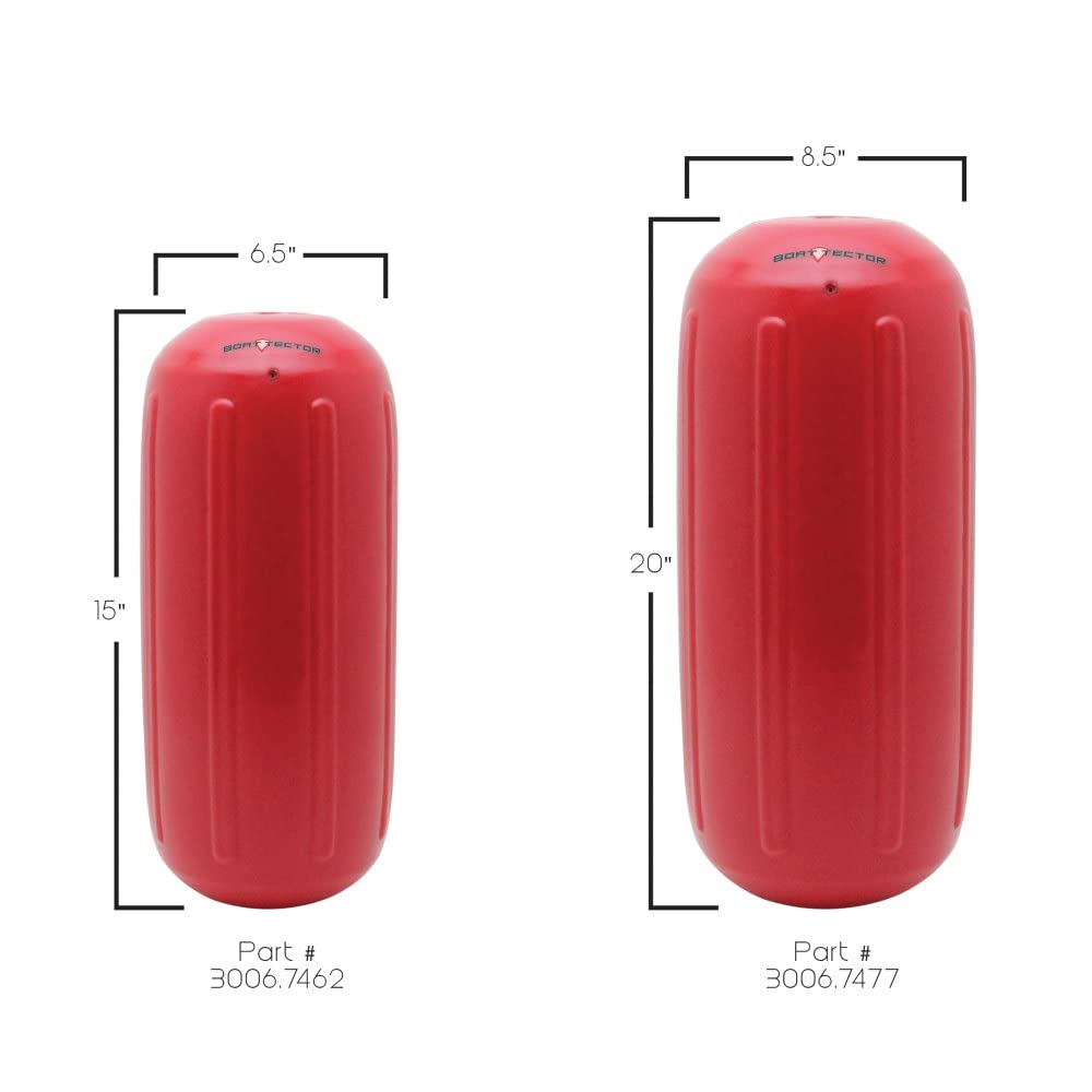 Extreme Max 3006.7462.4 BoatTector HTM Inflatable Fender Value 4-Pack - 6.5