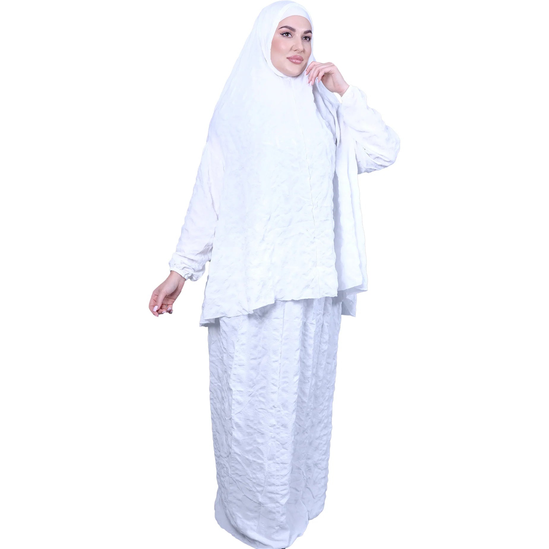 Islamic Prayer Set for Women - Complete Hijab, Prayer Dress & Mat - Perfect for Home, Mosque & Travel Worship