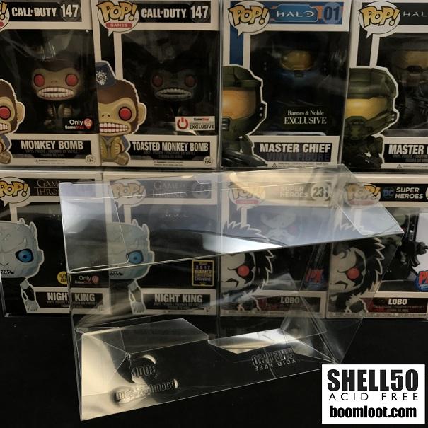 BoomLoot Shell50 Acid-Free Twin Pop Protector - 1 Piece - Premium Comic Book & Trading Card Protector for Collectors - Perfect for Storage, Display & Preservation of Valuable Collectibles