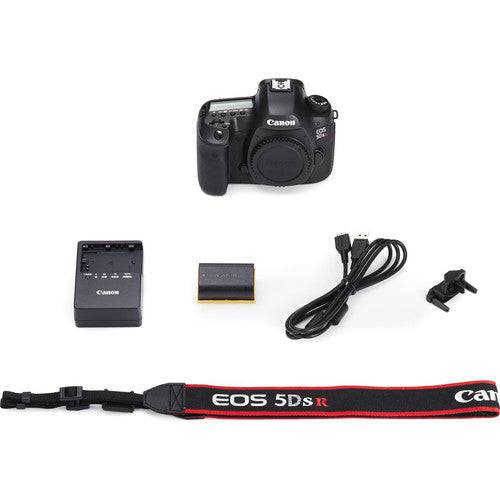 Canon EOS 5DS R 50.6MP Full Frame DSLR Camera Body with Tascam Professional Audio Recorder & Microphone Kit - Perfect for Professional Photography, Videography & Studio Recording