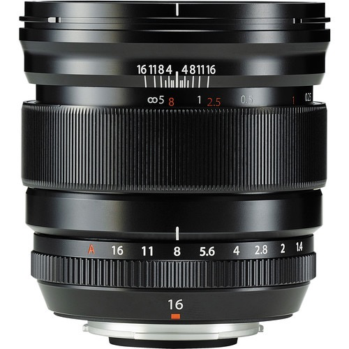 Fujifilm Fujinon XF 16mm f/1.4 R WR Wide Angle Prime Lens for Fujifilm X-Mount Cameras - Perfect for Landscape, Street & Low Light Photography