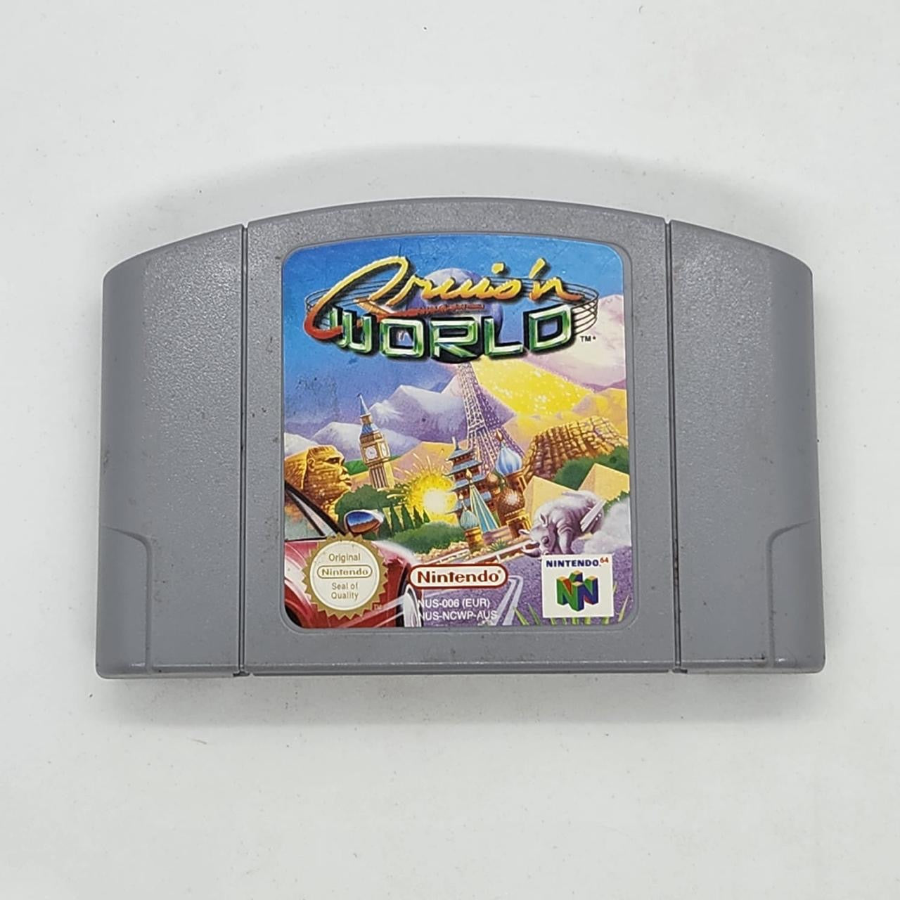 Cruis'n World Nintendo 64 N64 Racing Game Cartridge - PAL Version for Classic Gaming Console | Perfect for Retro Gaming Enthusiasts & Collectors
