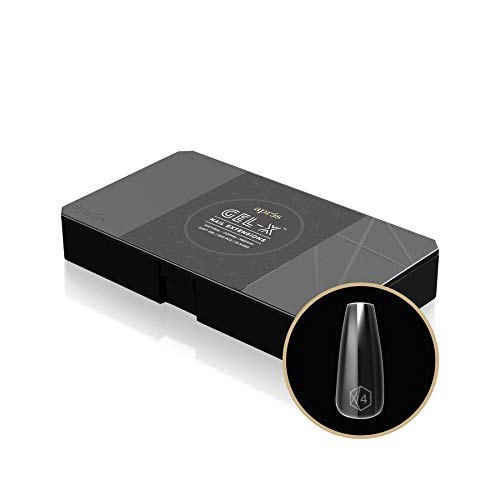 2019 New Gel X Kit with Tip Box - Natural Coffin Medium for DIY Nail Art & Salon Quality Manicures at Home