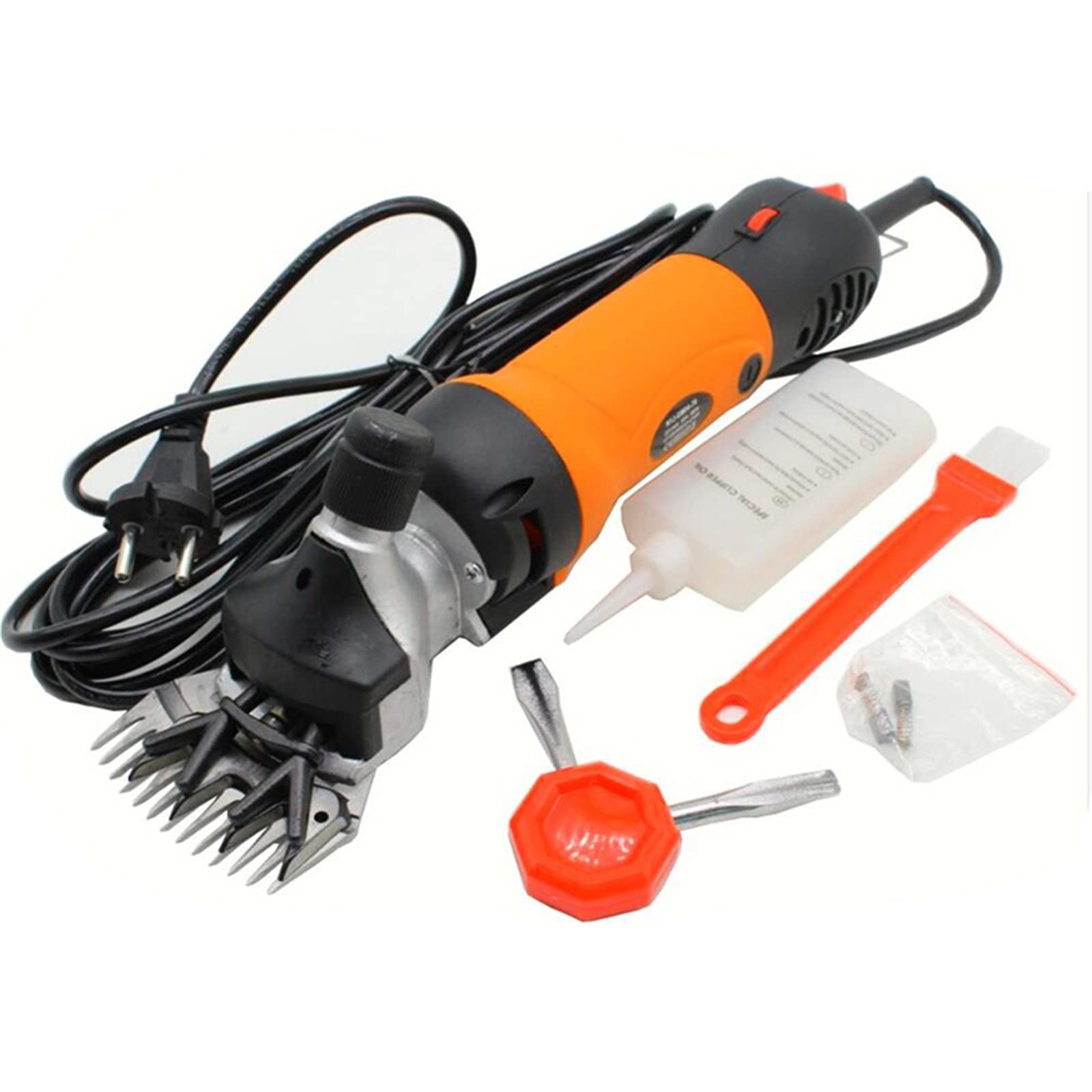 690W Electric Livestock Grooming Shears - Professional Sheep & Goat Hair Clipper Kit for Pet & Farm Animals - Heavy Duty Wool Shearing Supplies for Sheep, Goats, Alpacas - Perfect for Farm Shearing & Pet Grooming Sessions