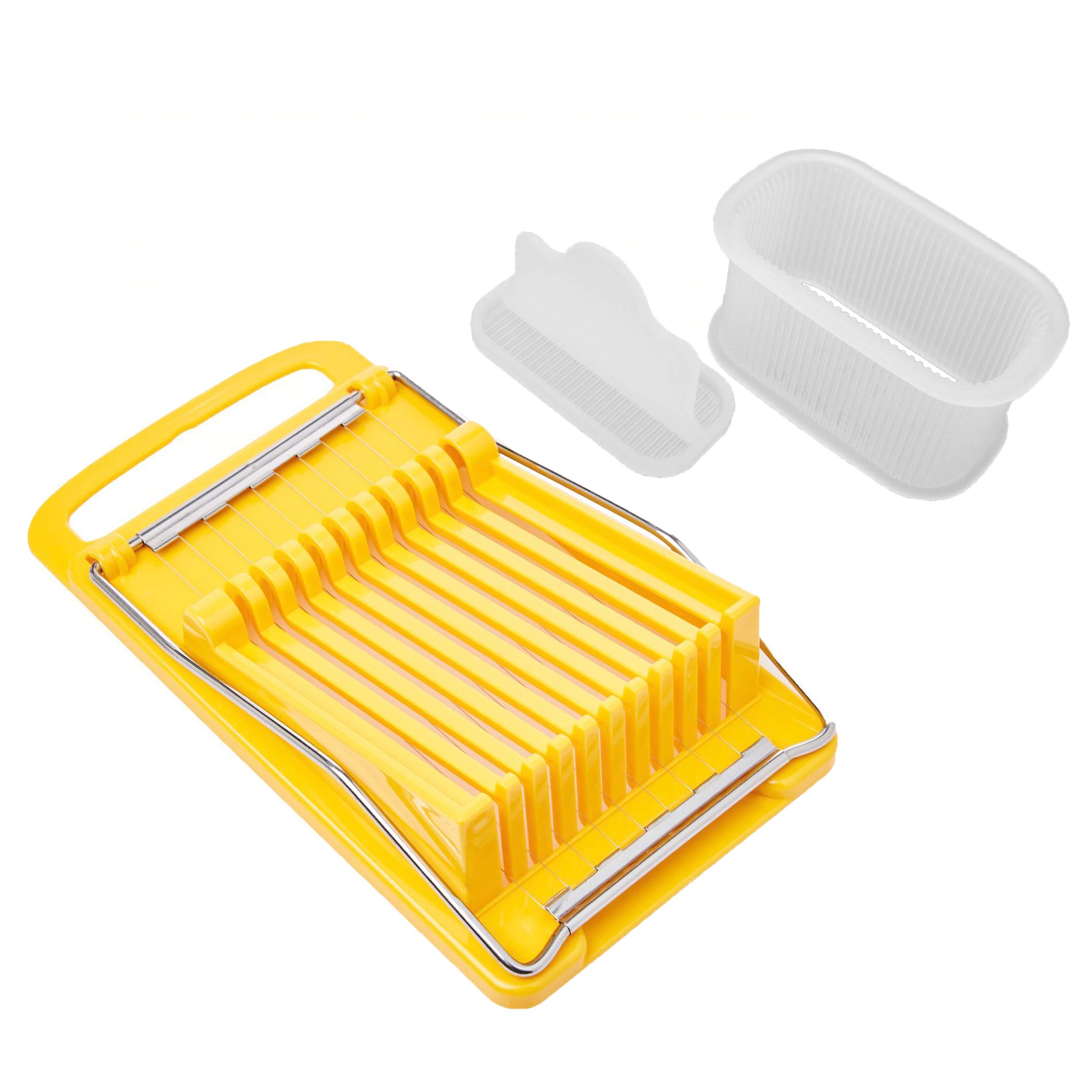 Premium Japanese Luncheon Meat Slicer & Hawaiian Musubi Maker Set - Stainless Steel, Easy to Clean - Perfect for Spam Musubi, Onigiri & Bento Box Meal Prep