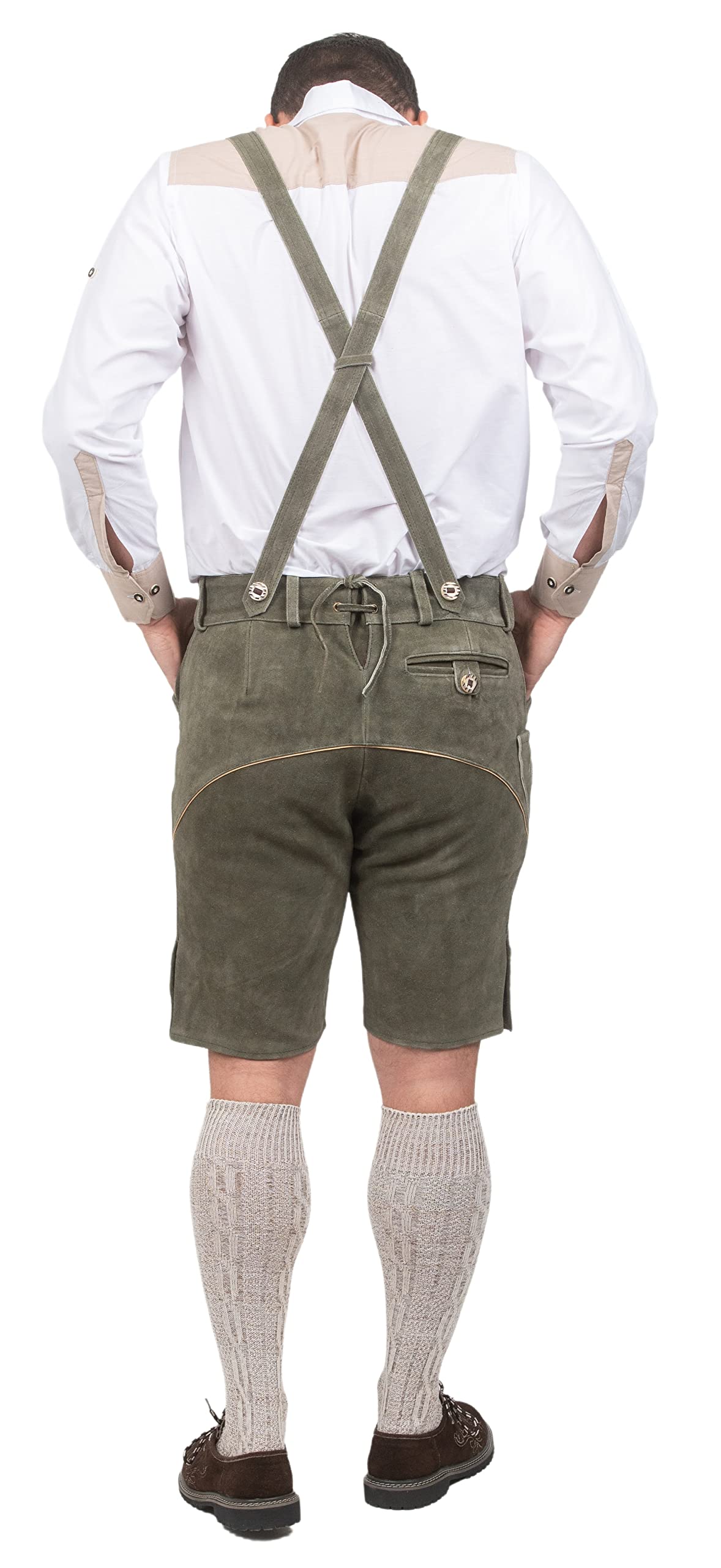 Authentic German Dirndl & Lederhosen Set - Bavarian Oktoberfest Costume for Men & Women | Traditional Leather Shorts & Dress for Beer Festival, Halloween, and Cultural Events