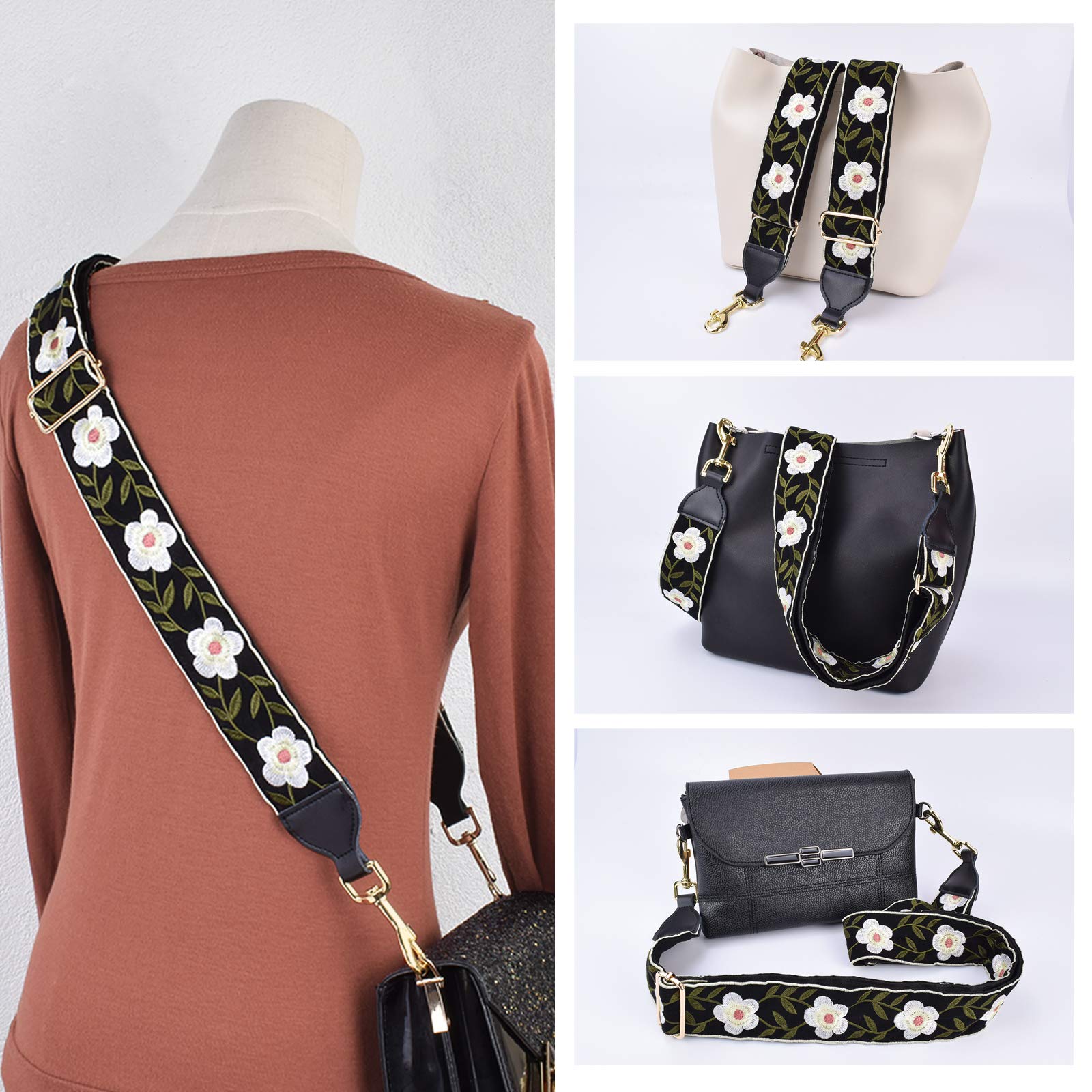 CLOUDMUSIC Handbag Strap Replacement - Adjustable Shoulder Crossbody Purse Strap for Women & Girls | Perfect for Everyday Use, Travel & Fashion Accessories