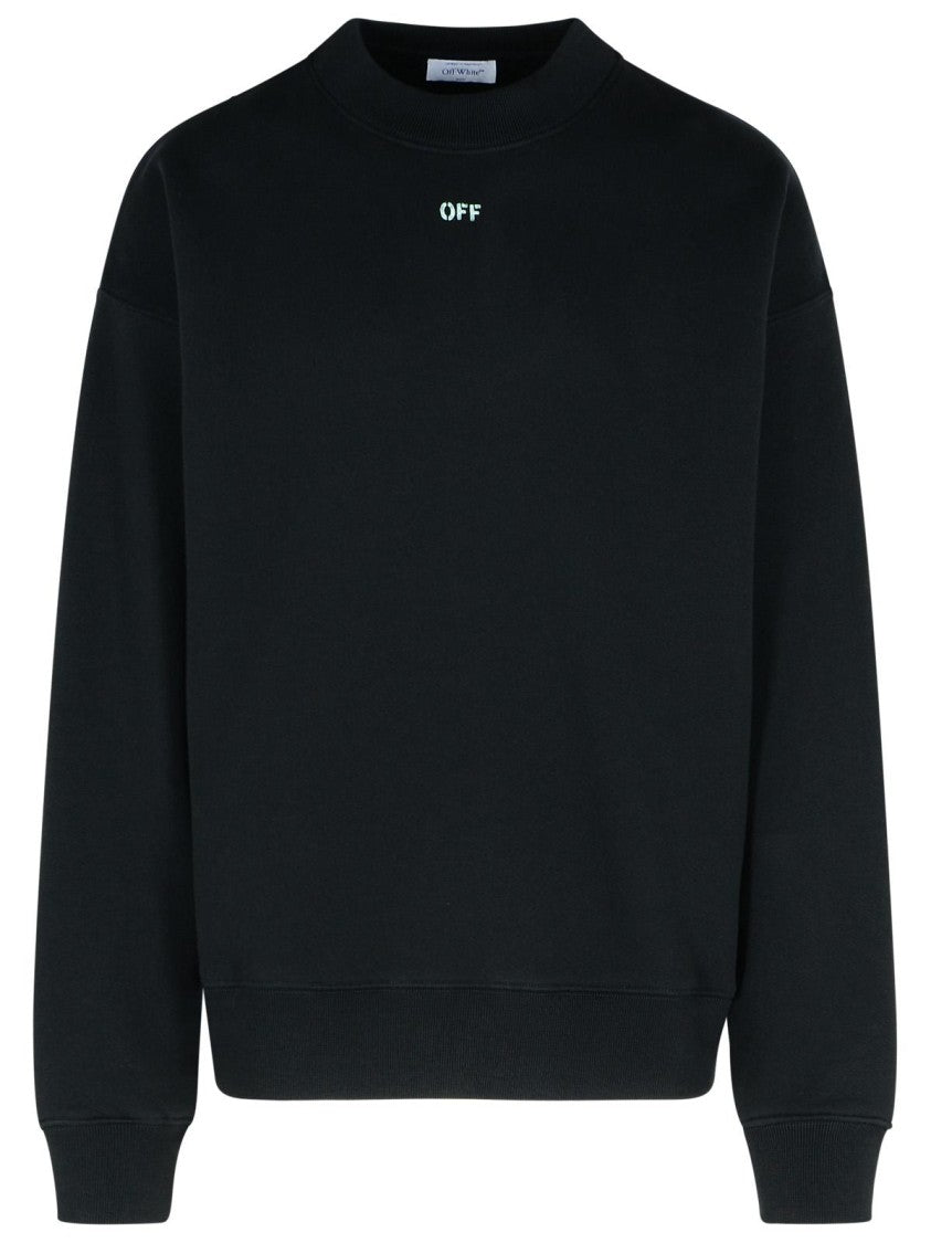 Vibe Arrow Black Cotton Sweatshirt for Men & Women | Soft Casual Pullover Hoodie | Perfect for Streetwear, Lounge & Everyday Wear