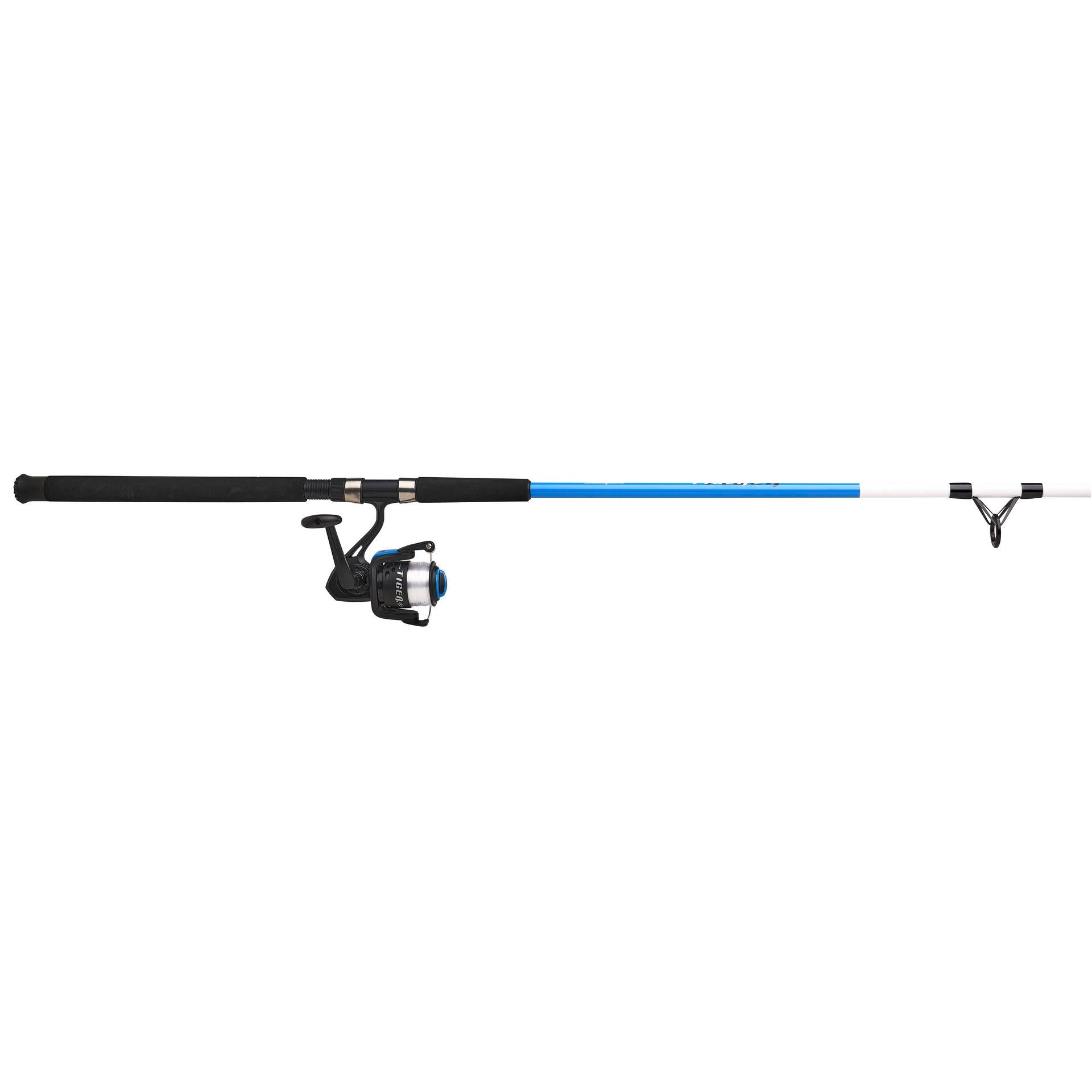 Tiger® Spinning Catfish Fishing Combo Kit - Complete Rod and Reel Set for Freshwater & Saltwater Angling - Perfect for Shore Fishing, Boat Trips, and Catfish Tournaments
