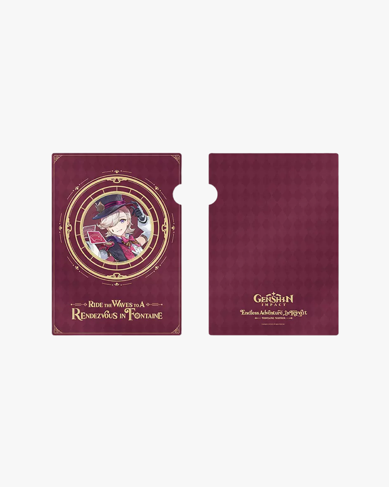 Genshin Impact© 2023 Official Art Exhibition File Folder - Collectible Game Memorabilia for Anime Fans & Office Organization
