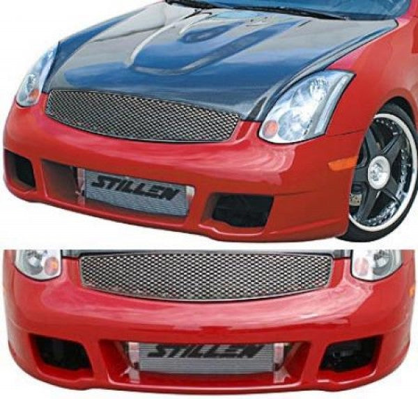 2003-2007 Infiniti G35 Coupe 4-Piece Body Kit - Front & Rear Bumper Lip, Side Skirts - Style Upgrade for Sports Car Enthusiasts - Perfect for Street Racing & Car Shows