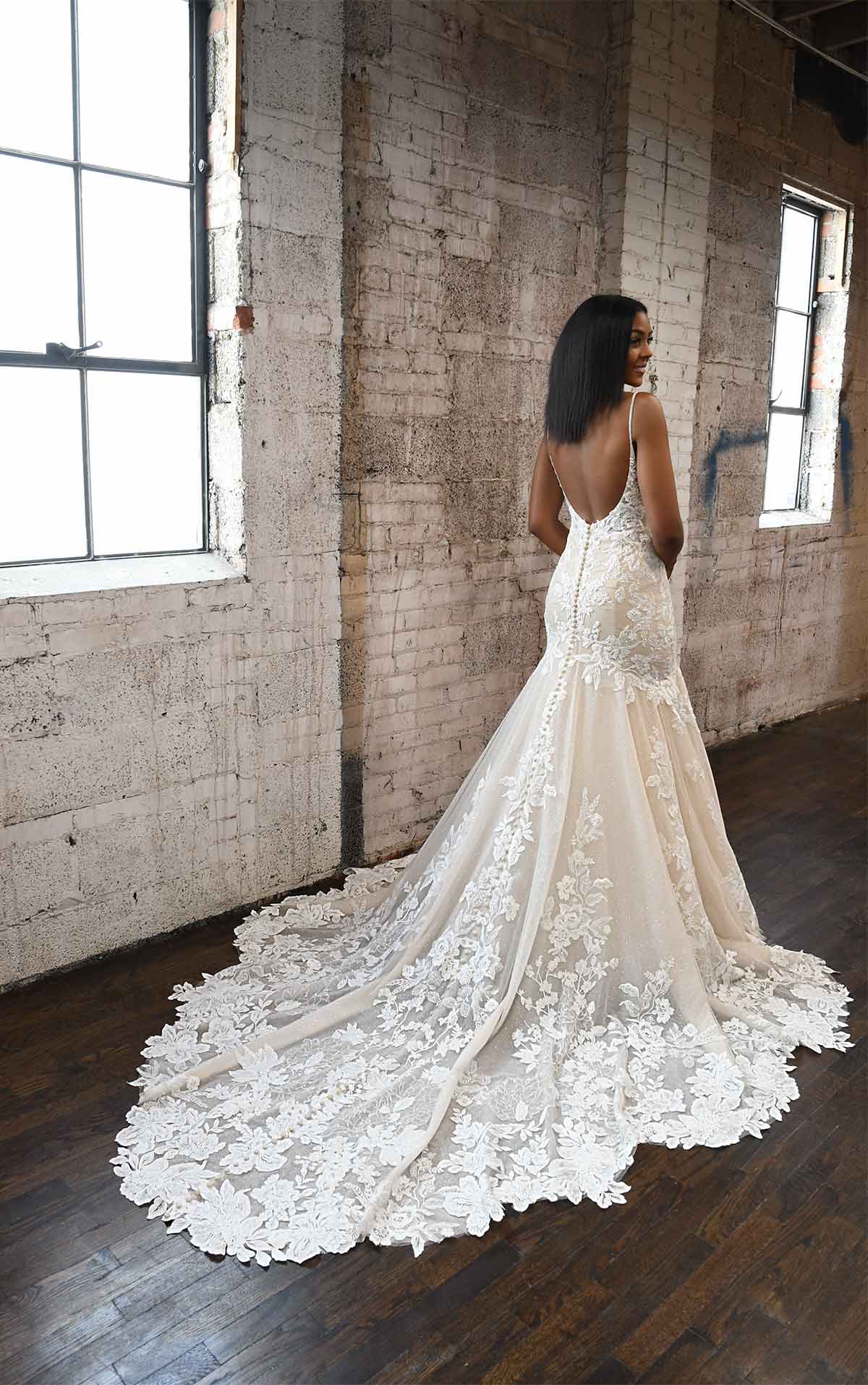 Martina Liana 1301 Wedding Dress - Elegant Lace Bridal Gown for Church Ceremony & Formal Reception