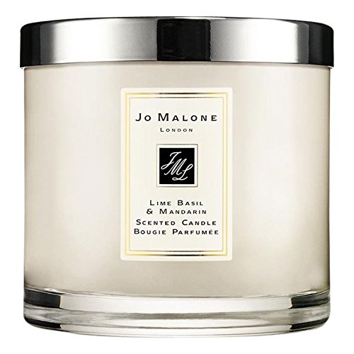 Jo Malone Lime Basil & Mandarin Luxury Scented Candle 600g - Home Fragrance, Aromatherapy & Relaxation for Bedroom, Living Room & Office
