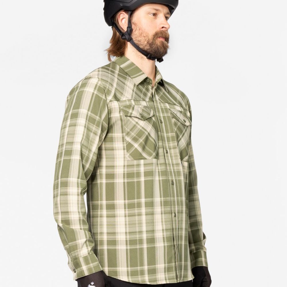 Hunter Shirt Woodland Camo - Durable Hunting Shirt for Men - Perfect for Outdoor Adventures, Camping & Tactical Activities