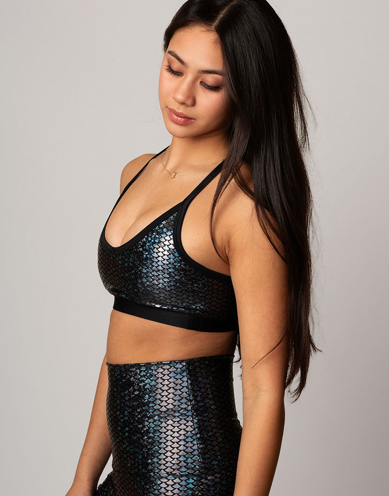 Midnight Mermaid Bra - Sexy Lace Underwire Push Up Bralette for Women | Perfect for Date Night, Beach Cover Up & Special Occasions