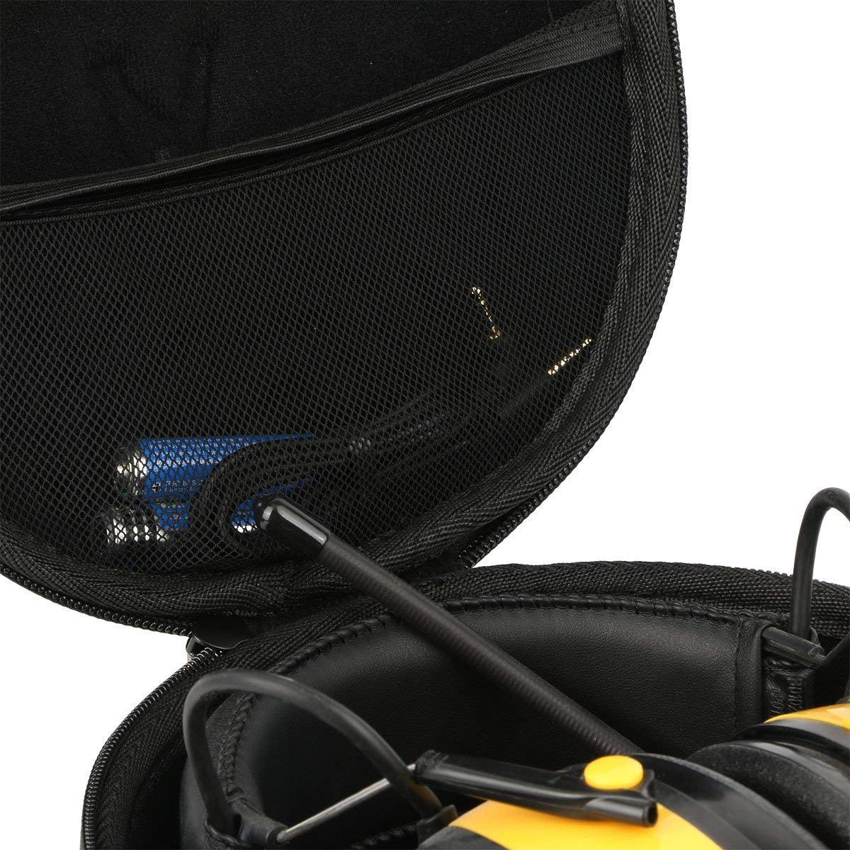 Alpine Muffy Kids Noise Cancelling Headphones Hard Carrying Case - Durable Protective Travel Storage for School, Airplane & Home Use