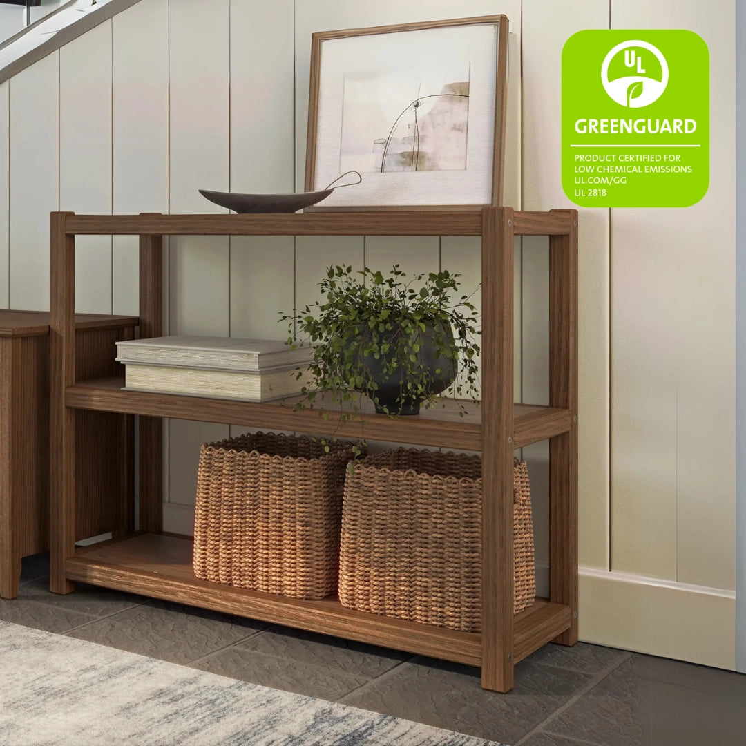 Greenport 30 Modular Bookcase - Adjustable Bookshelf for Home & Office - Modern Wooden Storage Shelf for Living Room, Bedroom, Study - Easy Assembly & Space Saving Design