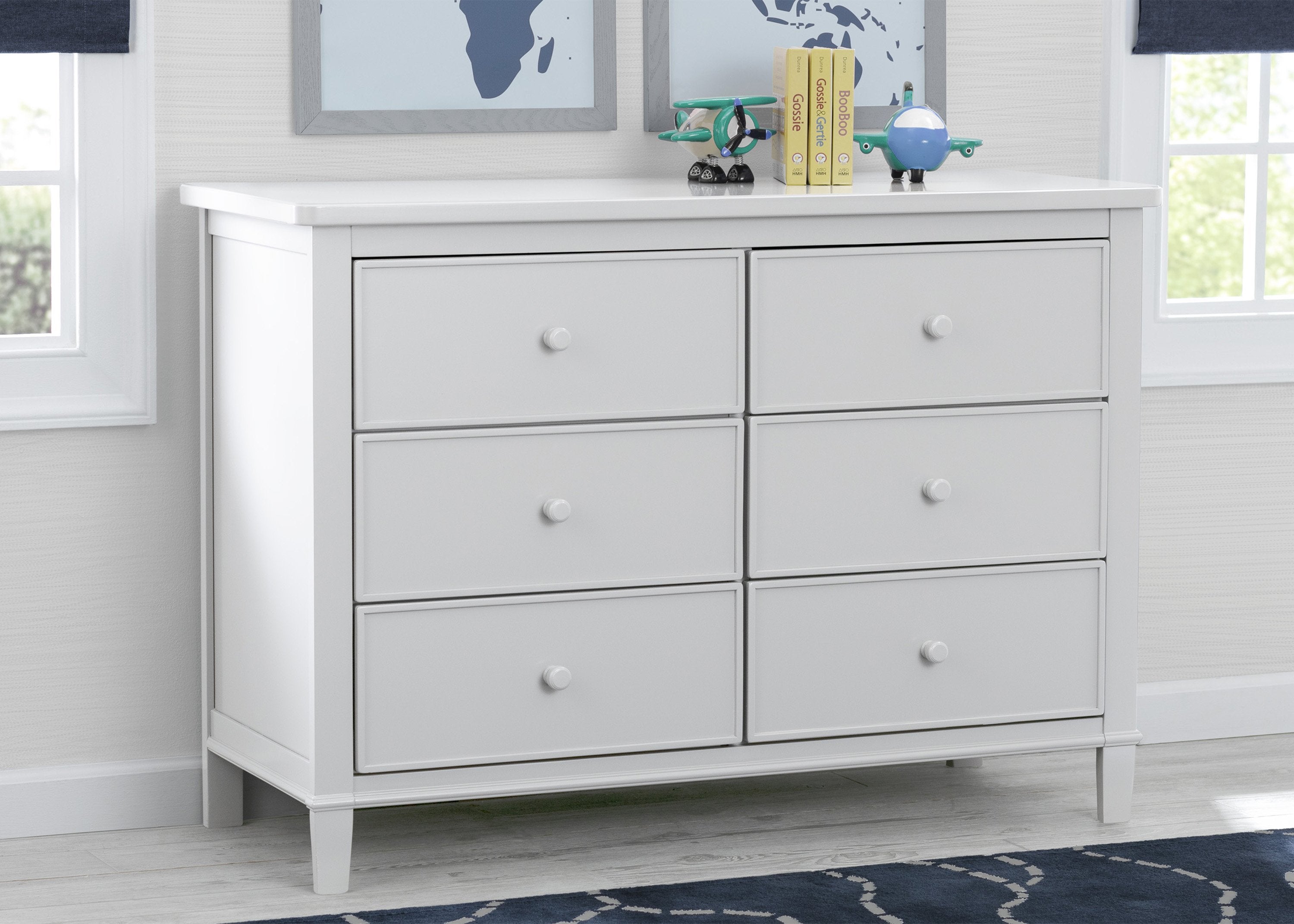 Haven 6 Drawer Dresser - Modern Wooden Chest of Drawers for Bedroom Storage | Organize Clothes, Linens & Accessories in Style