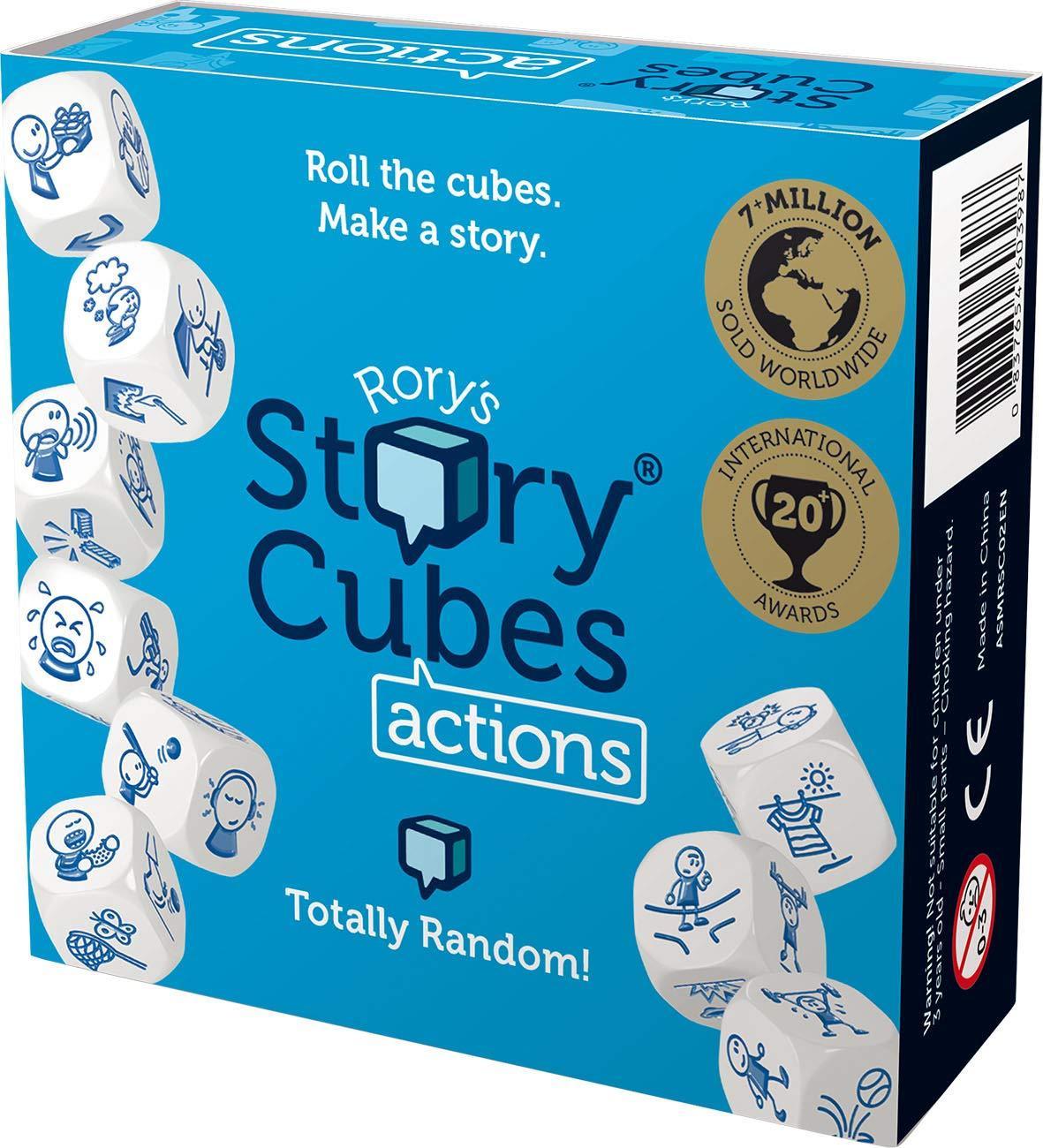 Rory's Story Cubes Actions - Creative Storytelling Dice Game for Kids & Adults - Perfect for Family Game Night, Classroom Activities & Travel