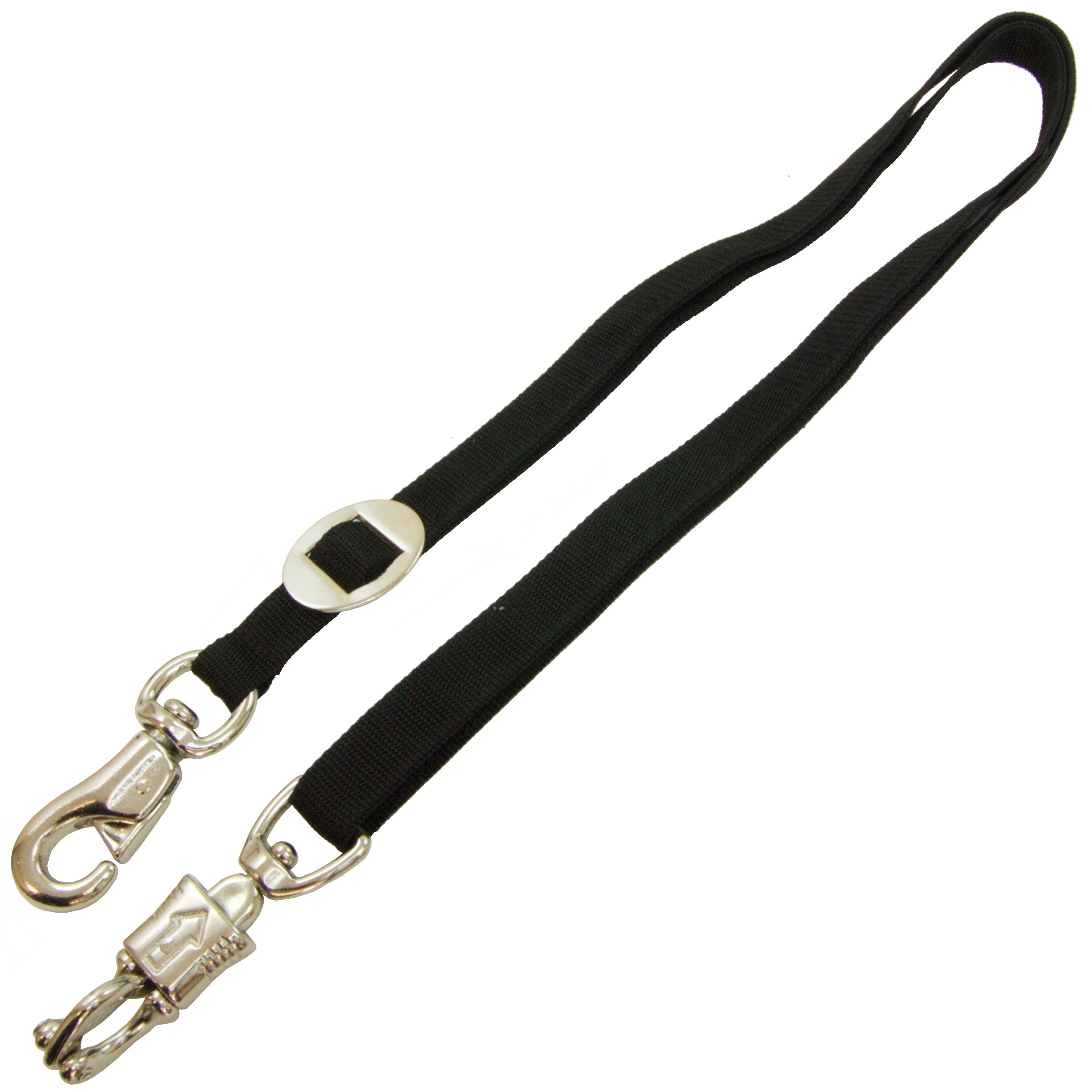 Intrepid International 4-Pack Black Nylon Cross Ties for Horses - Durable Stable Supplies for Training, Grooming & Horse Care