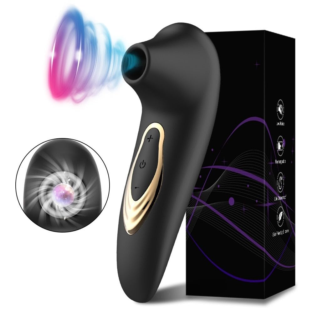 Premium Clit Sucker Vibrator for Women - 9 Powerful Suction Modes & Nipple Stimulation | Rechargeable Adult Sex Toy for Couples & Solo Play | Black Gift Box Included | Perfect for Sensual Massage & Enhanced Intimacy