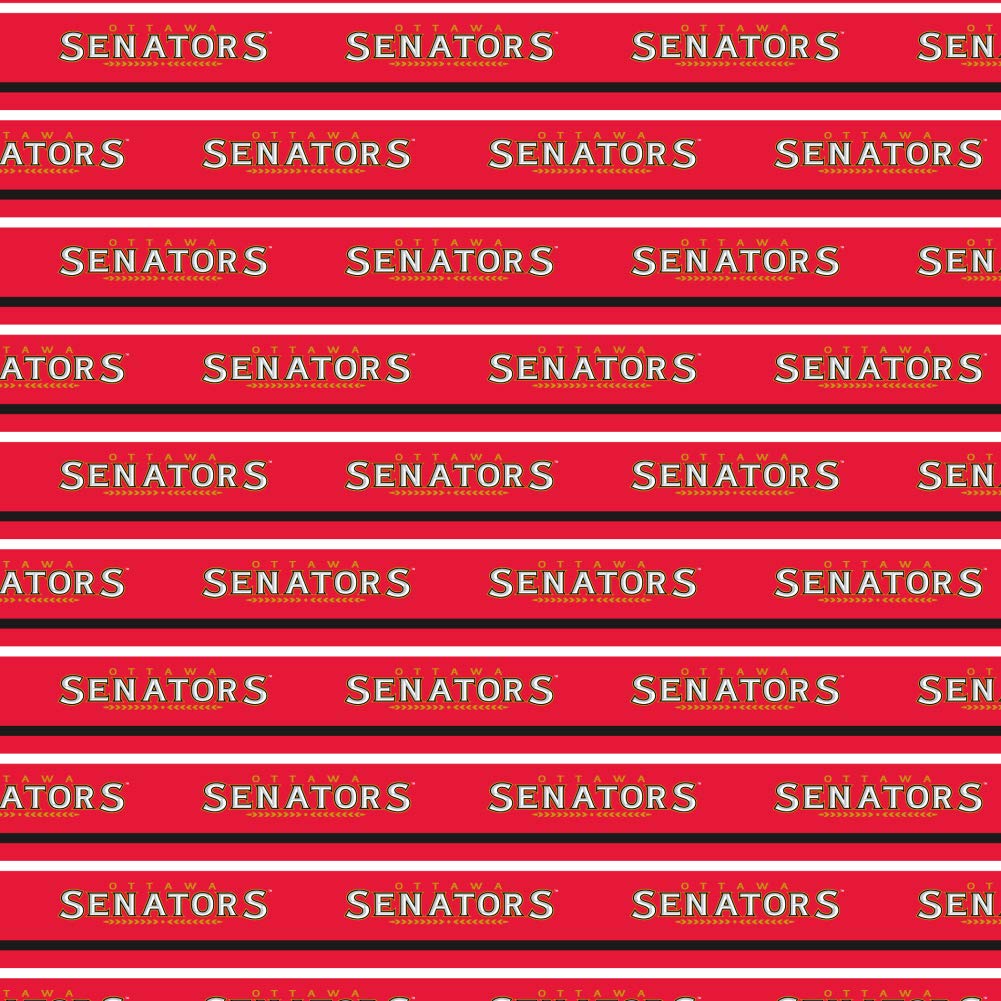 Ottawa Senators NHL Logo Gift Wrap Wrapping Paper Rolls - Perfect for Hockey Fan Gifts, Birthday Presents & Holiday Wrapping