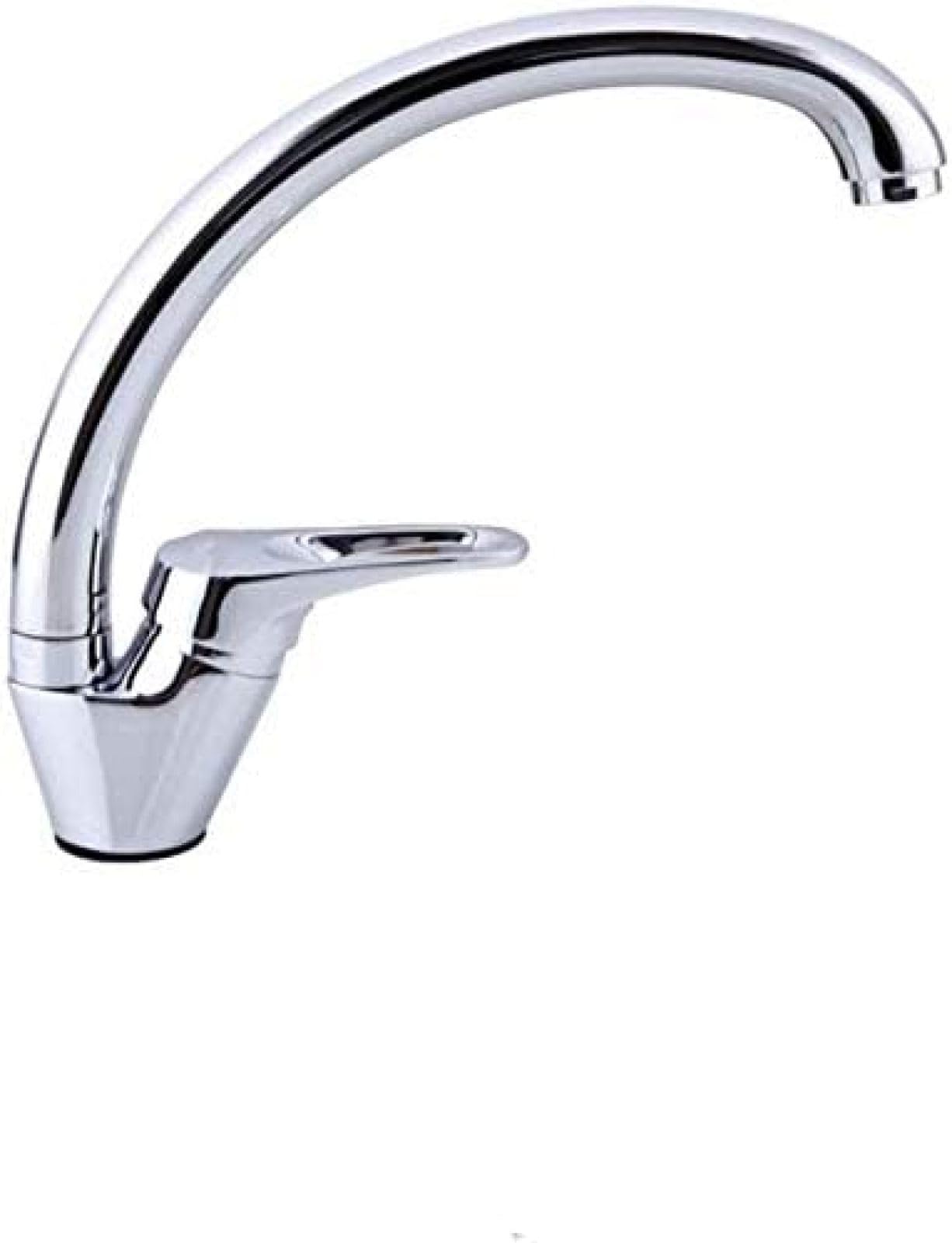 CRJUS Premium Chrome Waterfall Kitchen Sink Faucet with Brass Mixer - Modern Design for Bathroom & Basin (Ideal for Home, Restaurant, and Commercial Use)