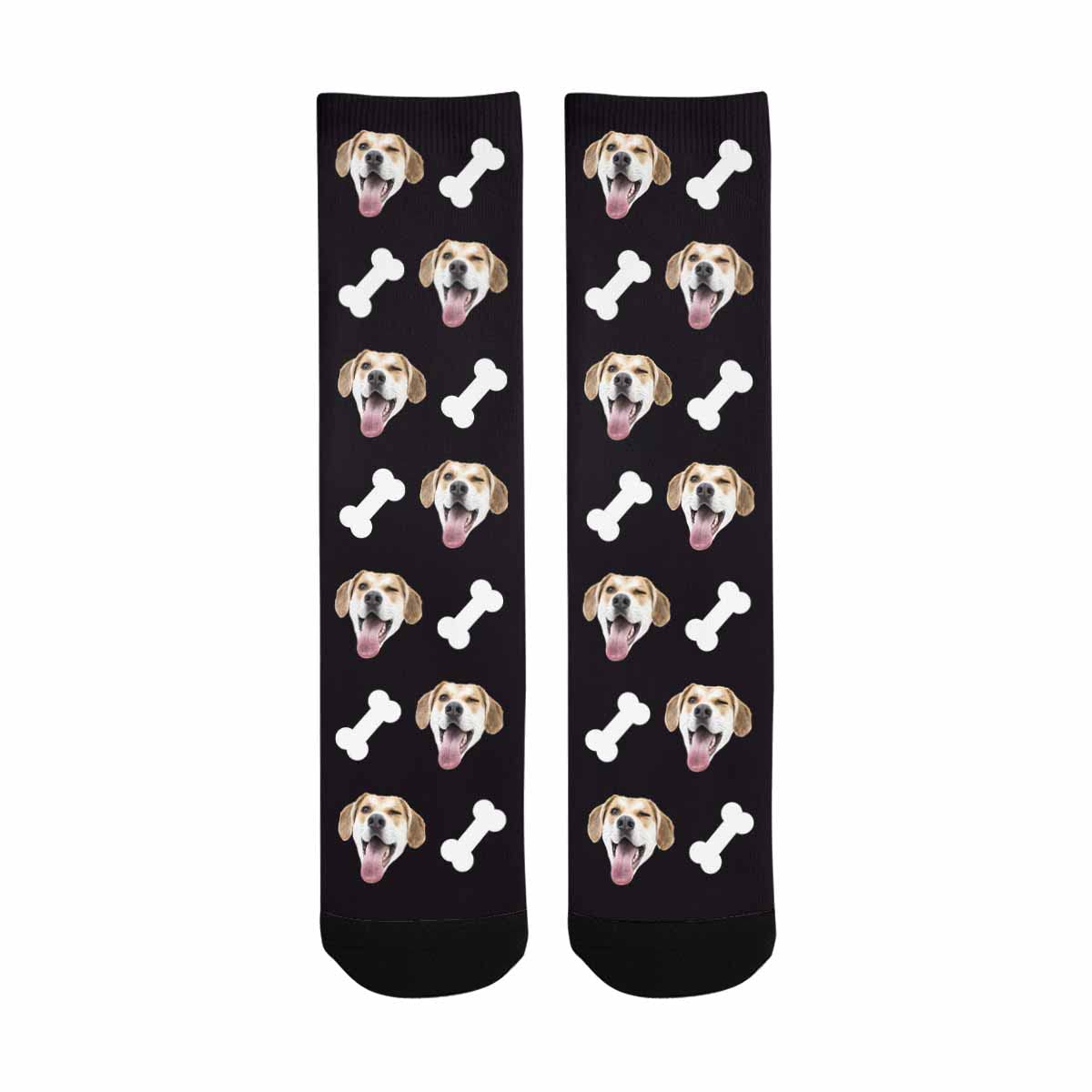 YESCUSTOM Personalized Photo Socks - Custom Pet Face Socks for Men & Women - Funny Gift Idea for Birthdays, Christmas & Couples - Wear for Special Occasions, Gifts & Pet Lovers