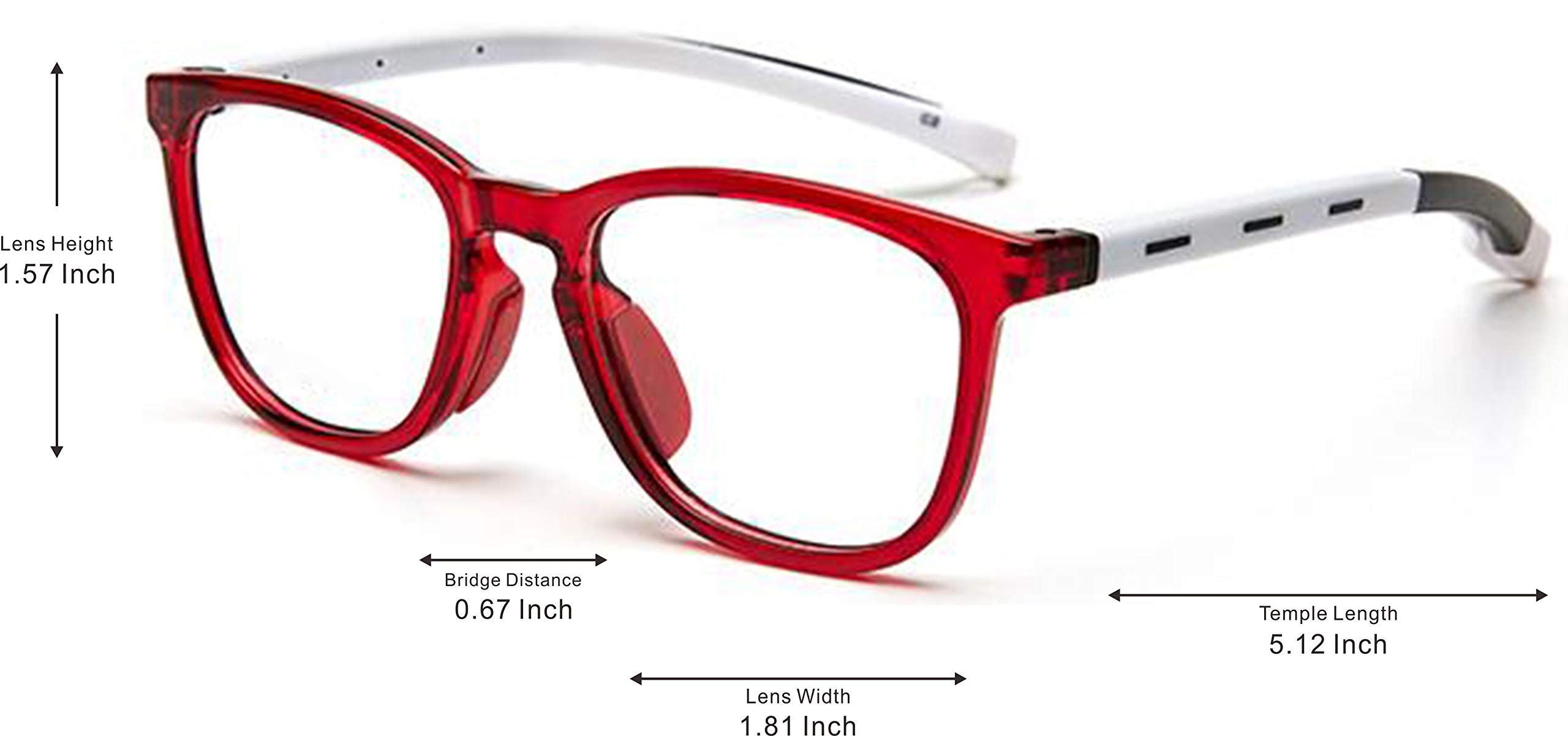 Blue Light Blocking Glasses for Kids 5-12 | Anti Eye Strain Computer Gaming TV Phone Glasses | Perfect for Online Classes, Gaming & Screen Time Protection