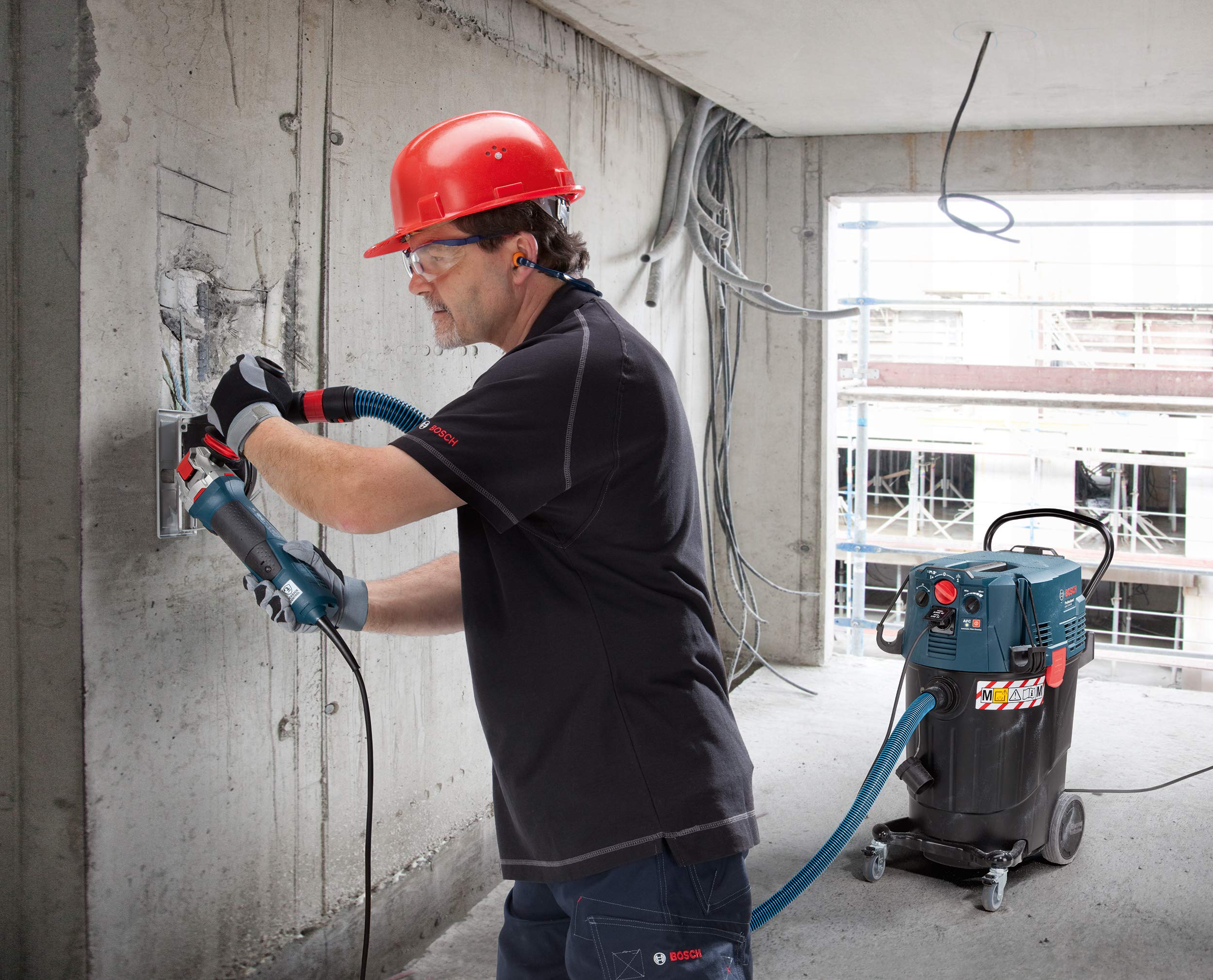 Bosch Professional Bolsas Desechables PE - 10 Unidades para Aspiradores GAS 35 H AFC, GAS 35 M AFC y GAS 55 M AFC - Ideal para Limpieza Profesional en Talleres y Construcción