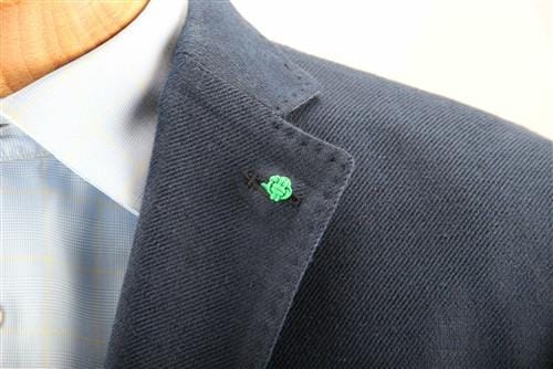 Nicklaus Green & Huckleberry Yellow Crown Lapel Pin - Elegant Lapel Accessory for Suits, Blazers & Formal Events