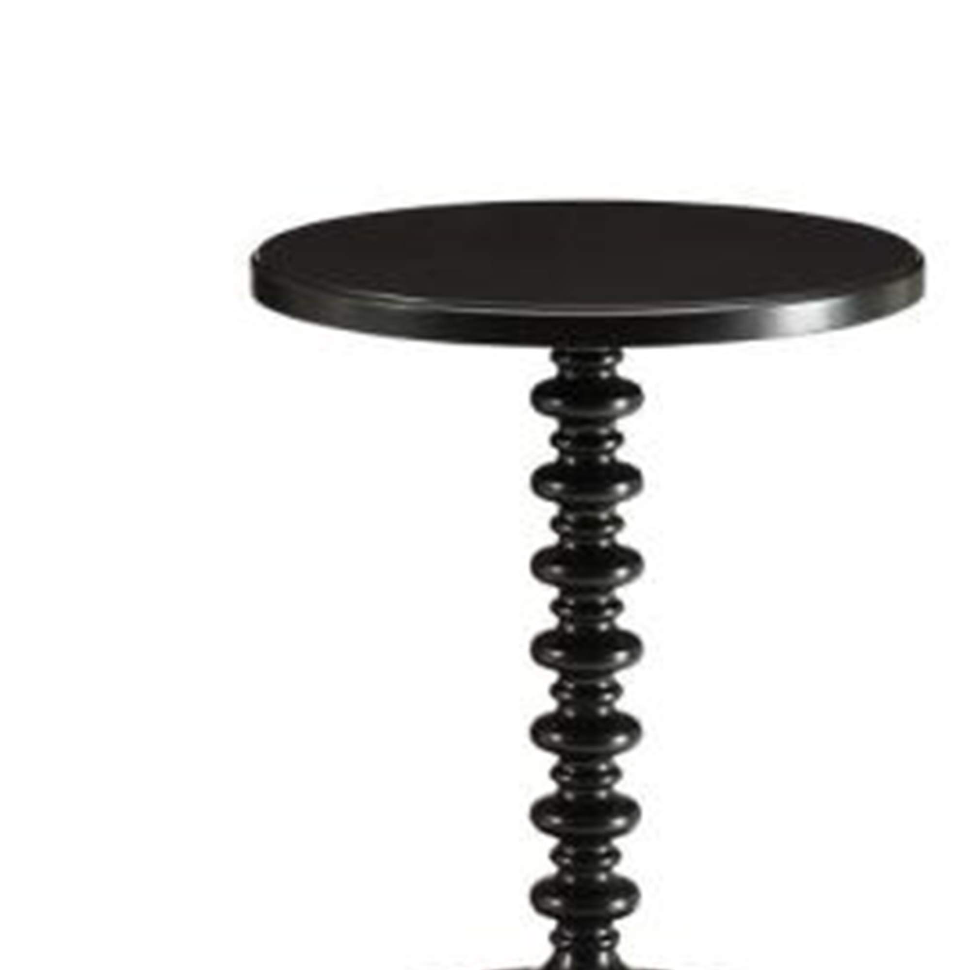 Stylish Black Benzara Side Table for Living Room, Bedroom & Office - Modern End Table with Durable Finish for Home Decor