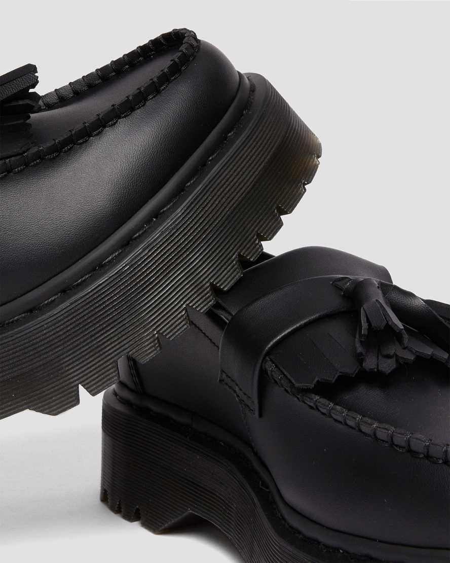 Dr. Martens Vegan Adrian Quad Platform Loafer Shoes for Women - Comfortable & Stylish Vegan Leather Slip-Ons for Work, Casual Outfits & Streetwear Fashion