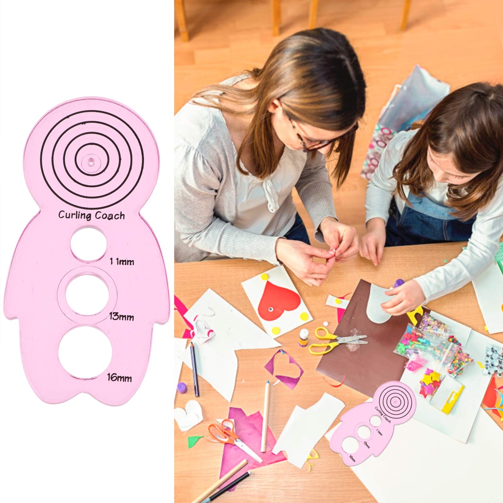 Healifty 5-Piece Paper Quilling Tool Kit - DIY Quilling Crimper, Rolling Machine & Origami Accessories for Scrapbooking, Card Making & Home Decor