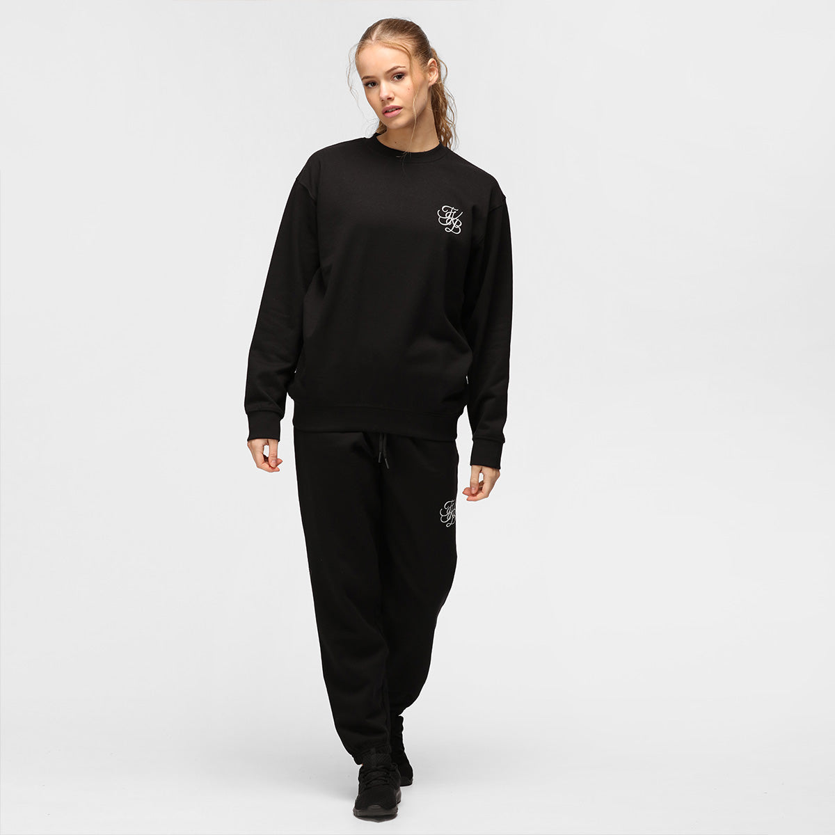 TKB Black Unisex Sweatshirt - Comfortable Cotton Pullover Hoodie for Men & Women | Perfect for Casual Wear, Gym, and Outdoor Activities