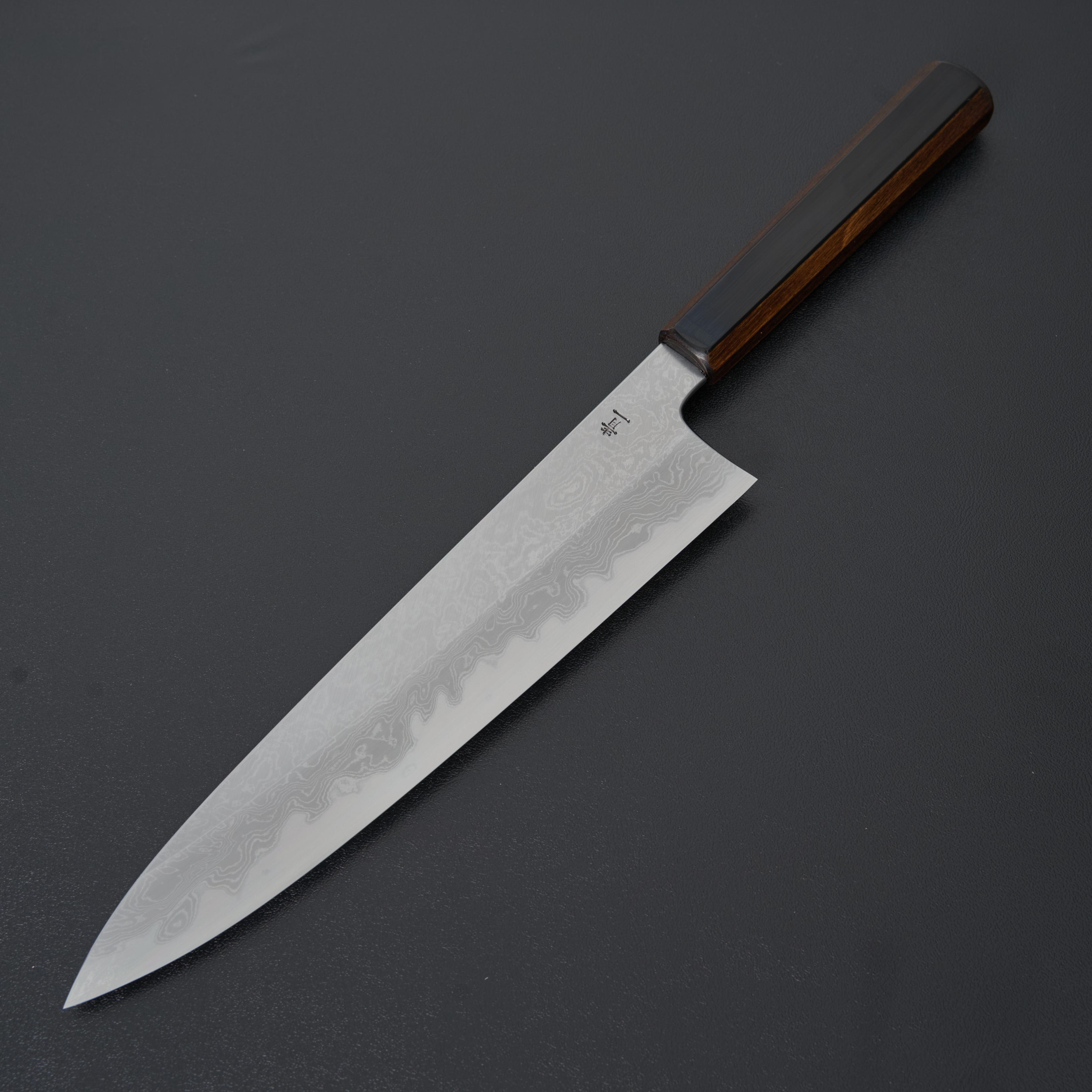 Premium Kagekiyo Blue #1 Damascus Gyuto Japanese Chef Knife 240mm - Perfect for Sushi, Sashimi & Precision Cutting in Professional Kitchens